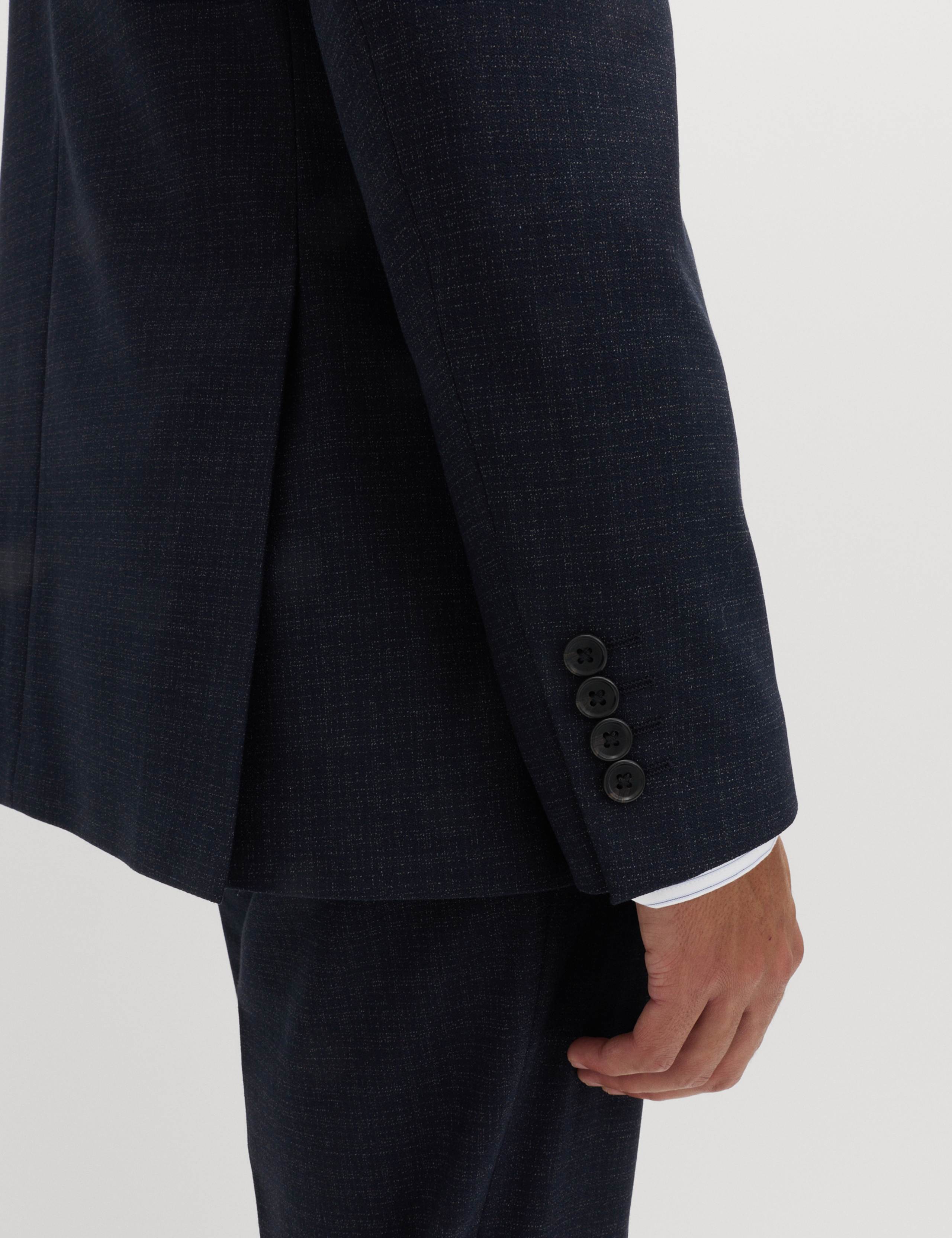 Regular Fit Textured Stretch Jacket 4 of 6