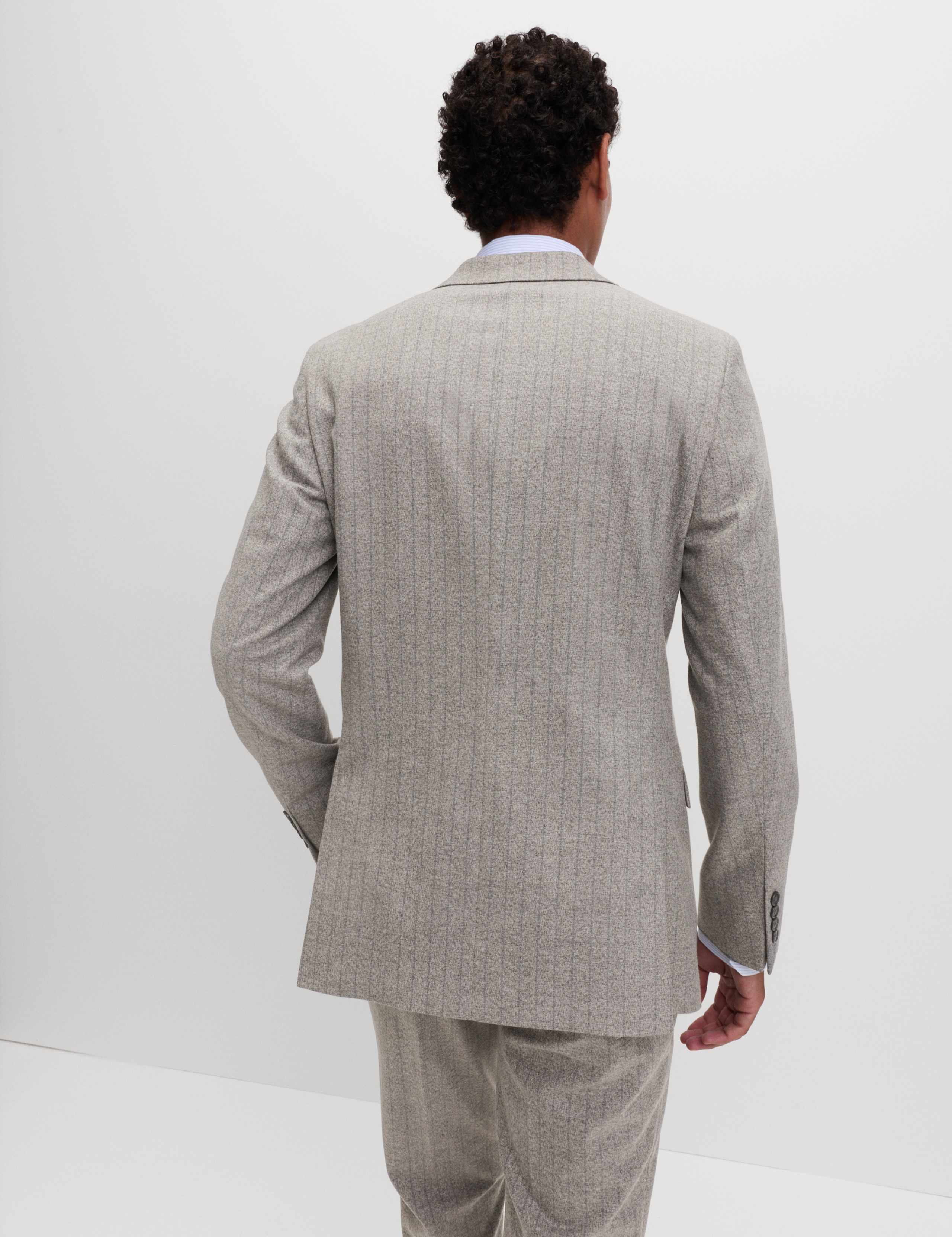 Slim Fit Pinstripe Double Breasted Jacket 5 of 6