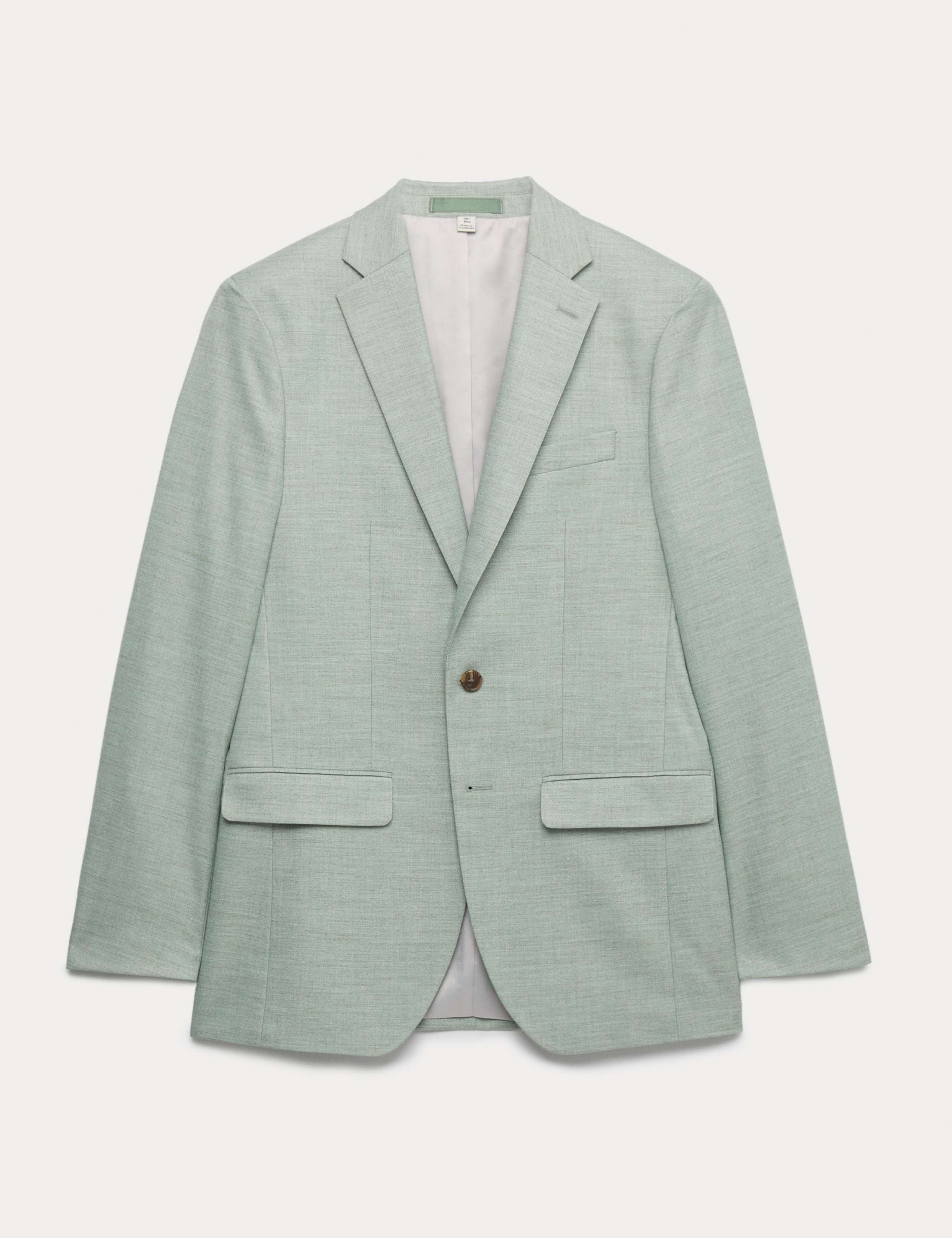 Slim Fit Textured Stretch Suit Jacket 1 of 1