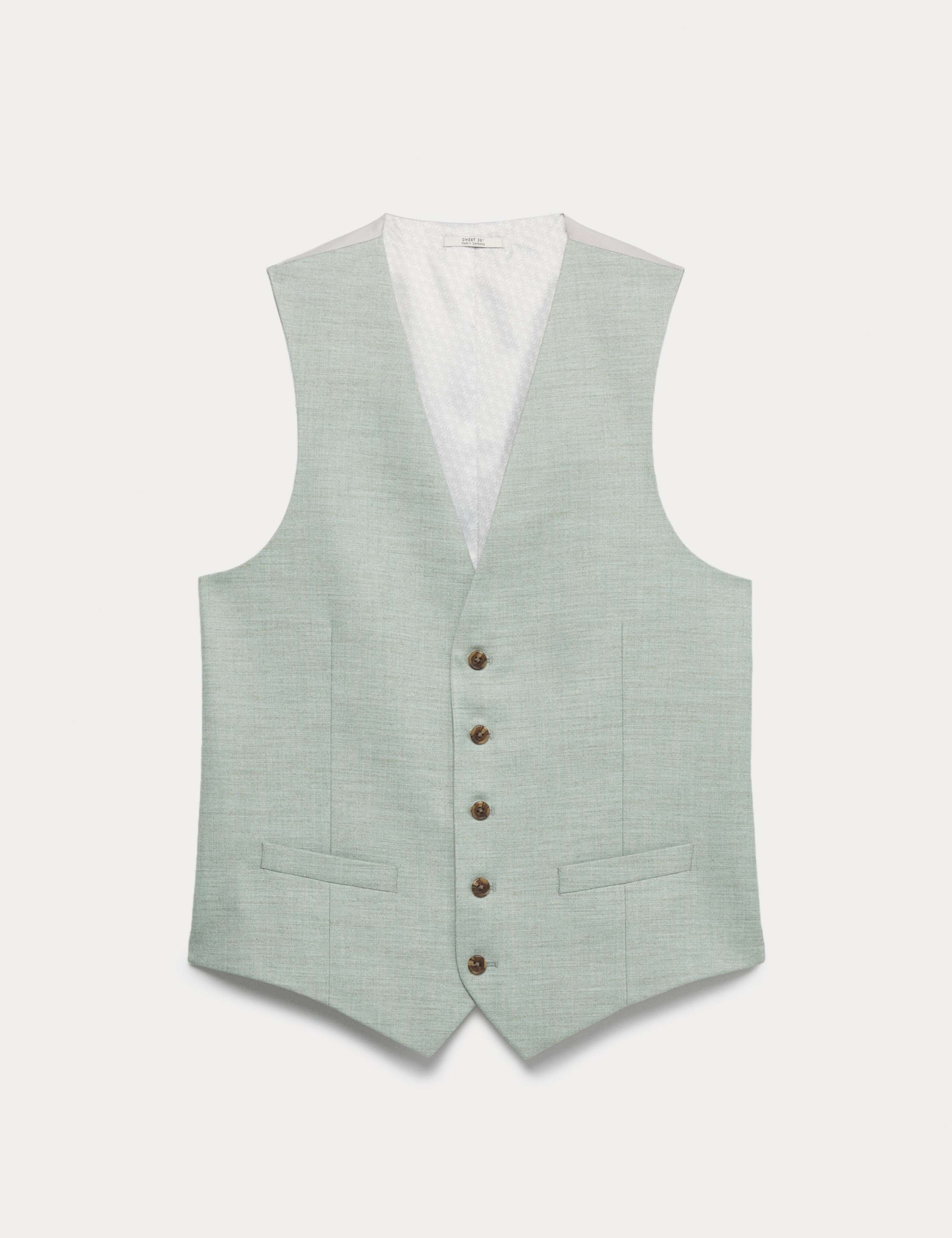 Textured Stretch Waistcoat 1 of 1