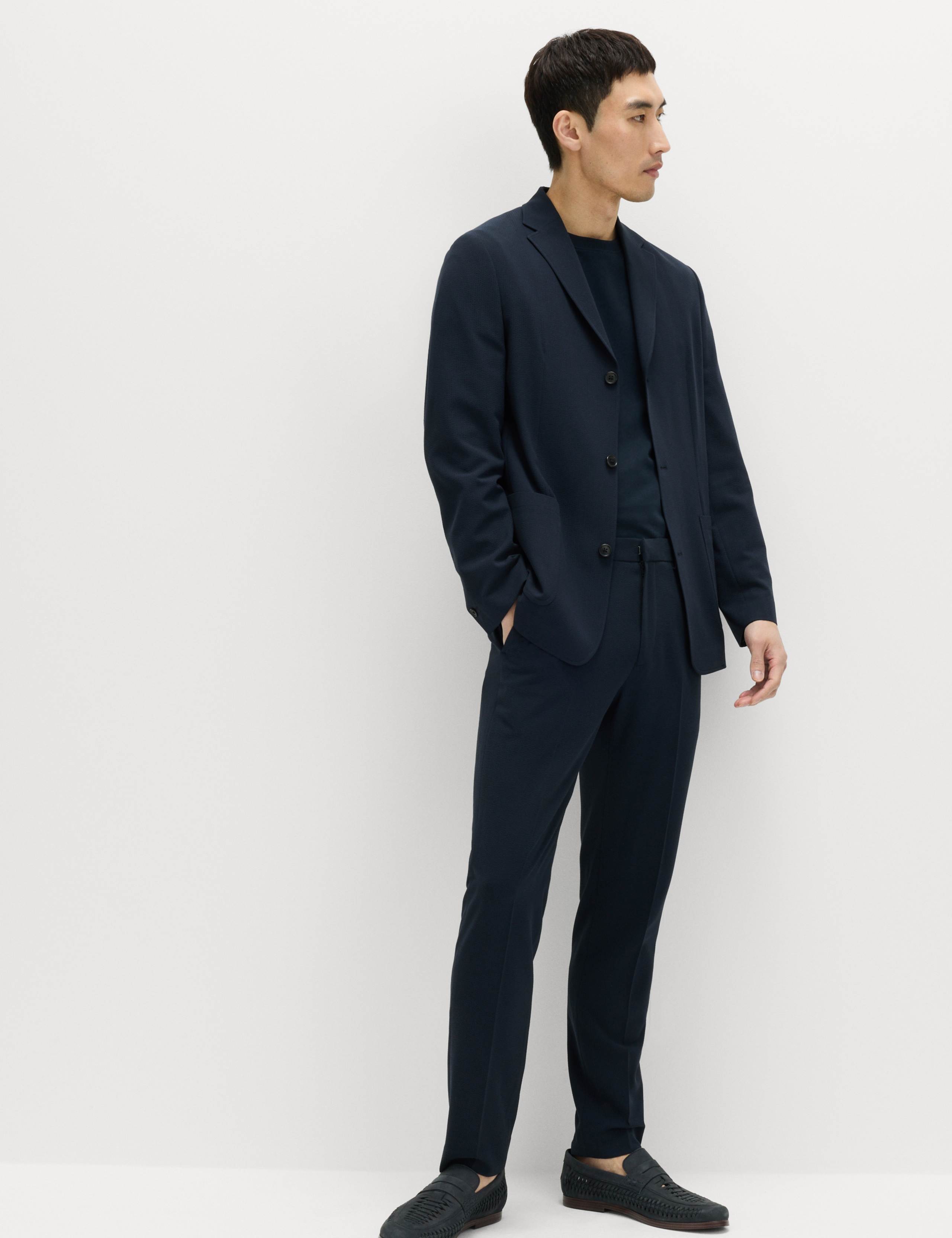 Tailored Fit Seersucker Stretch Suit Jacket 5 of 6