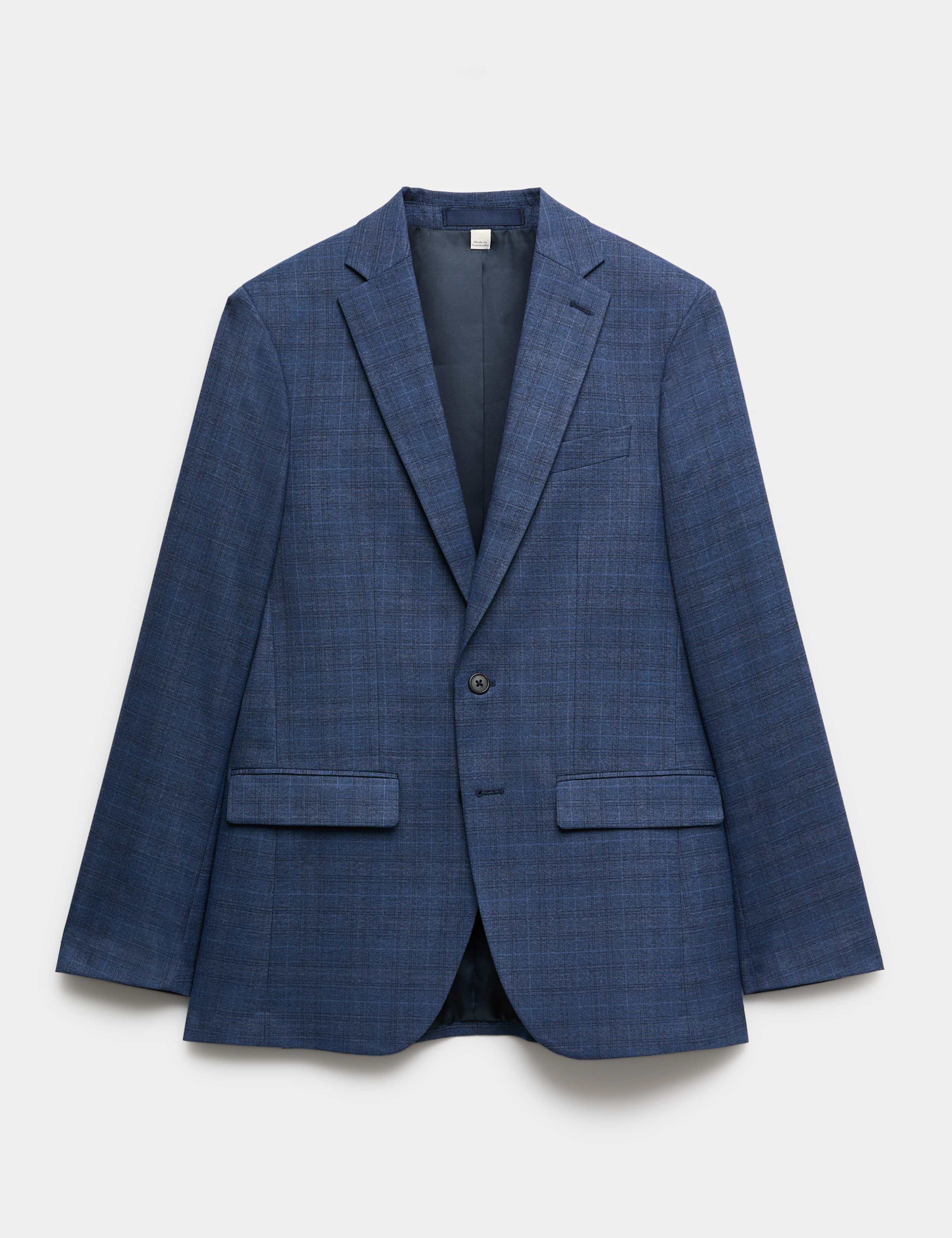 Slim Fit Textured Check Jacket 2 of 7