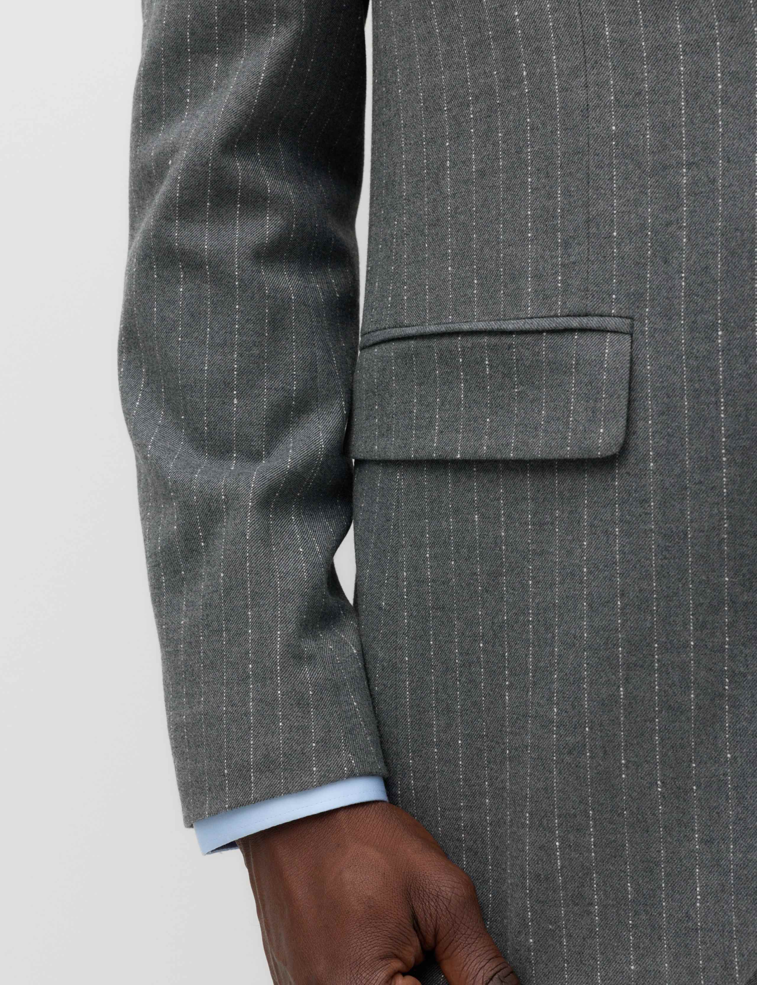 Slim Fit Pin Stripe Stretch Suit Jacket 4 of 6