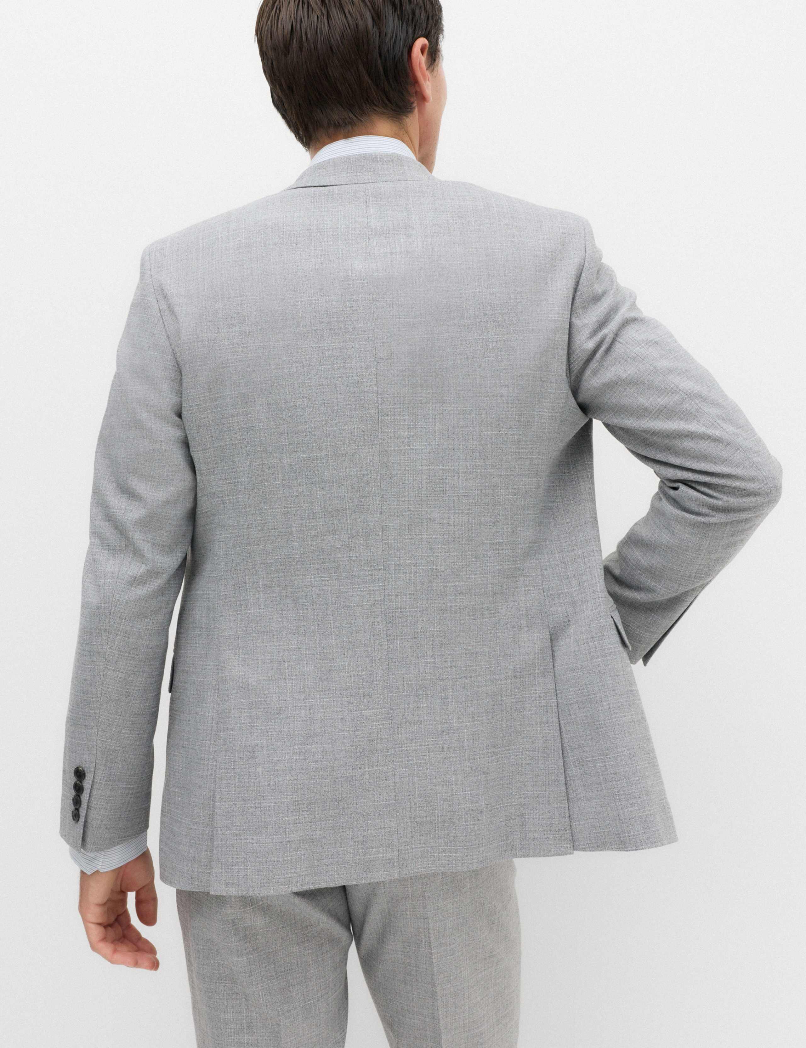 Regular Fit Textured Suit Jacket 4 of 6
