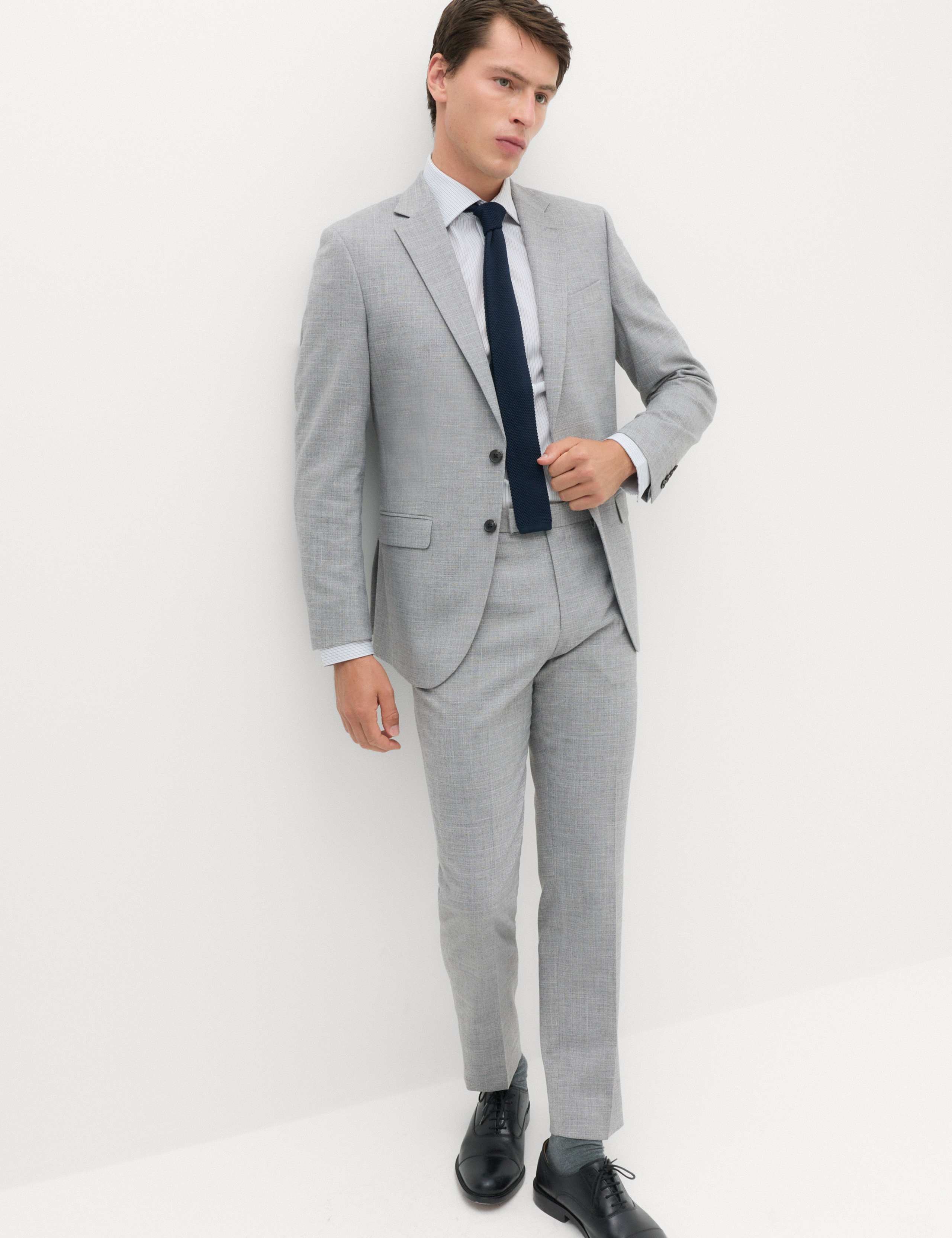 Regular Fit Textured Suit Jacket 5 of 6