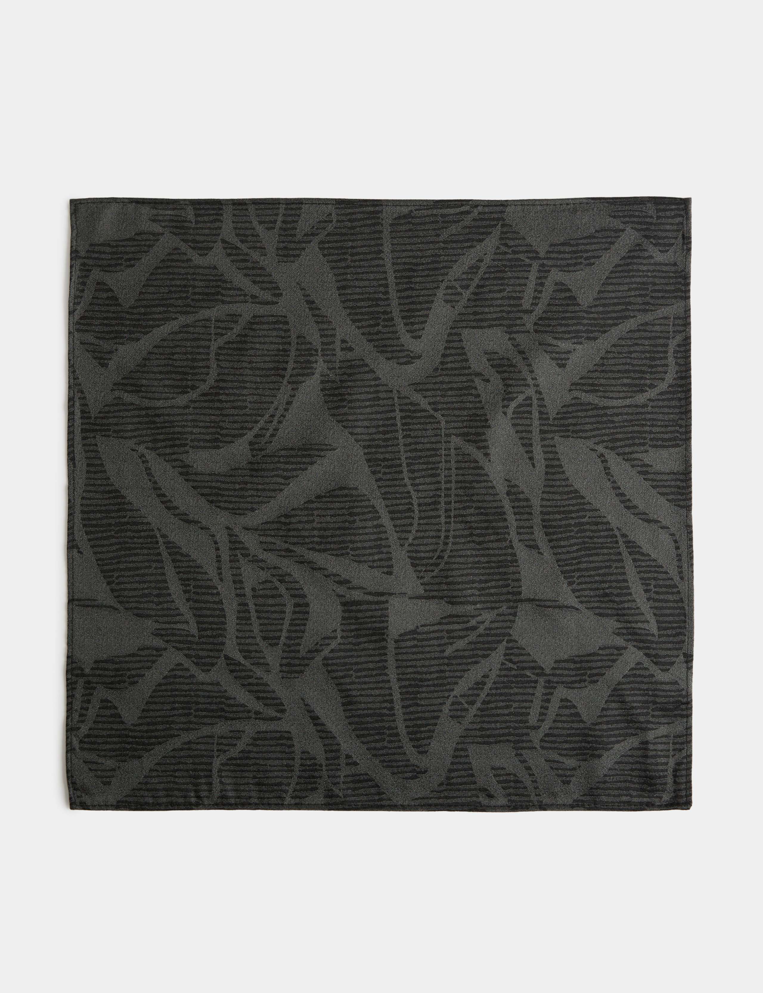 Pure Silk Floral Pocket Square 1 of 2