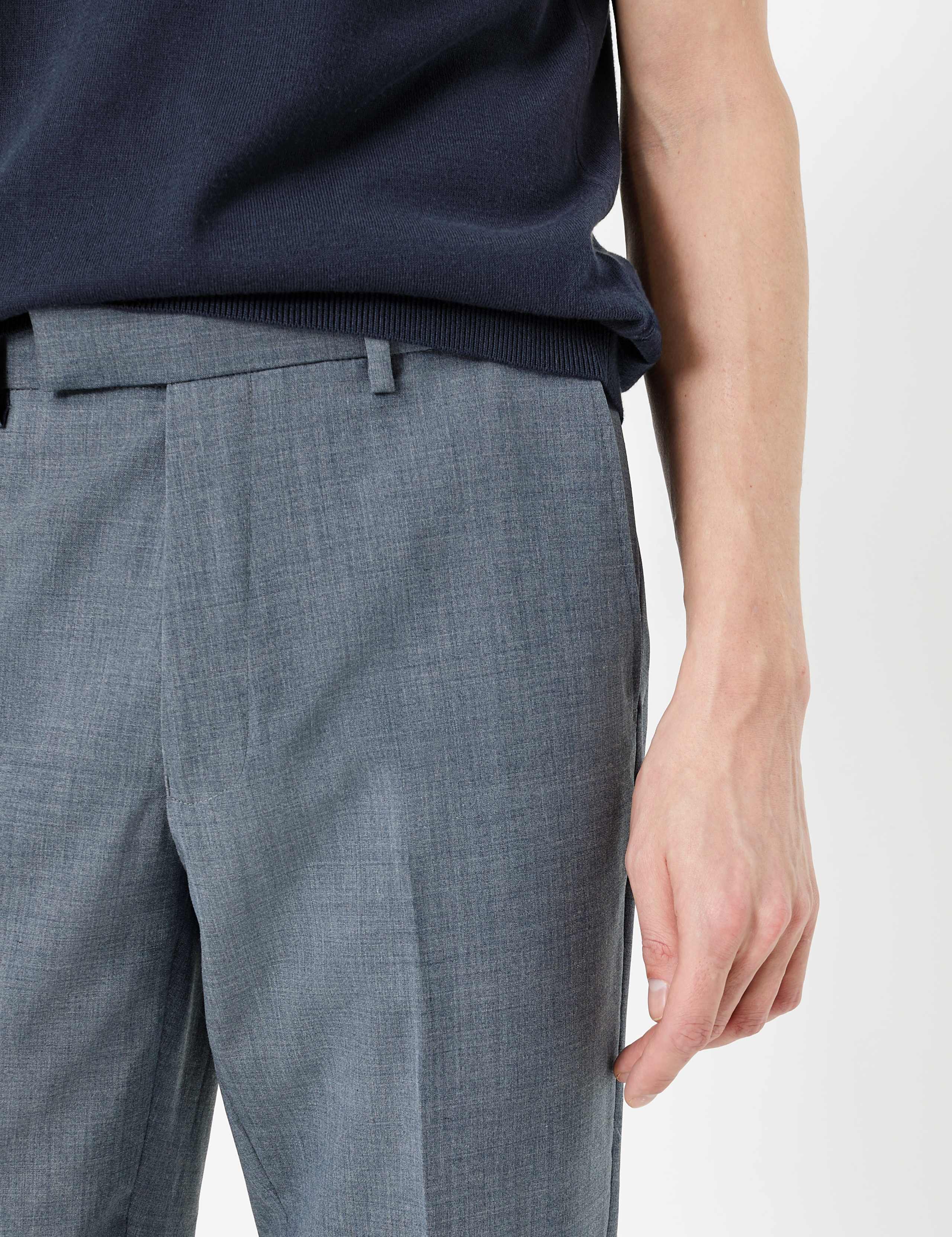 The Ultimate Blue Slim Fit Trousers 3 of 7