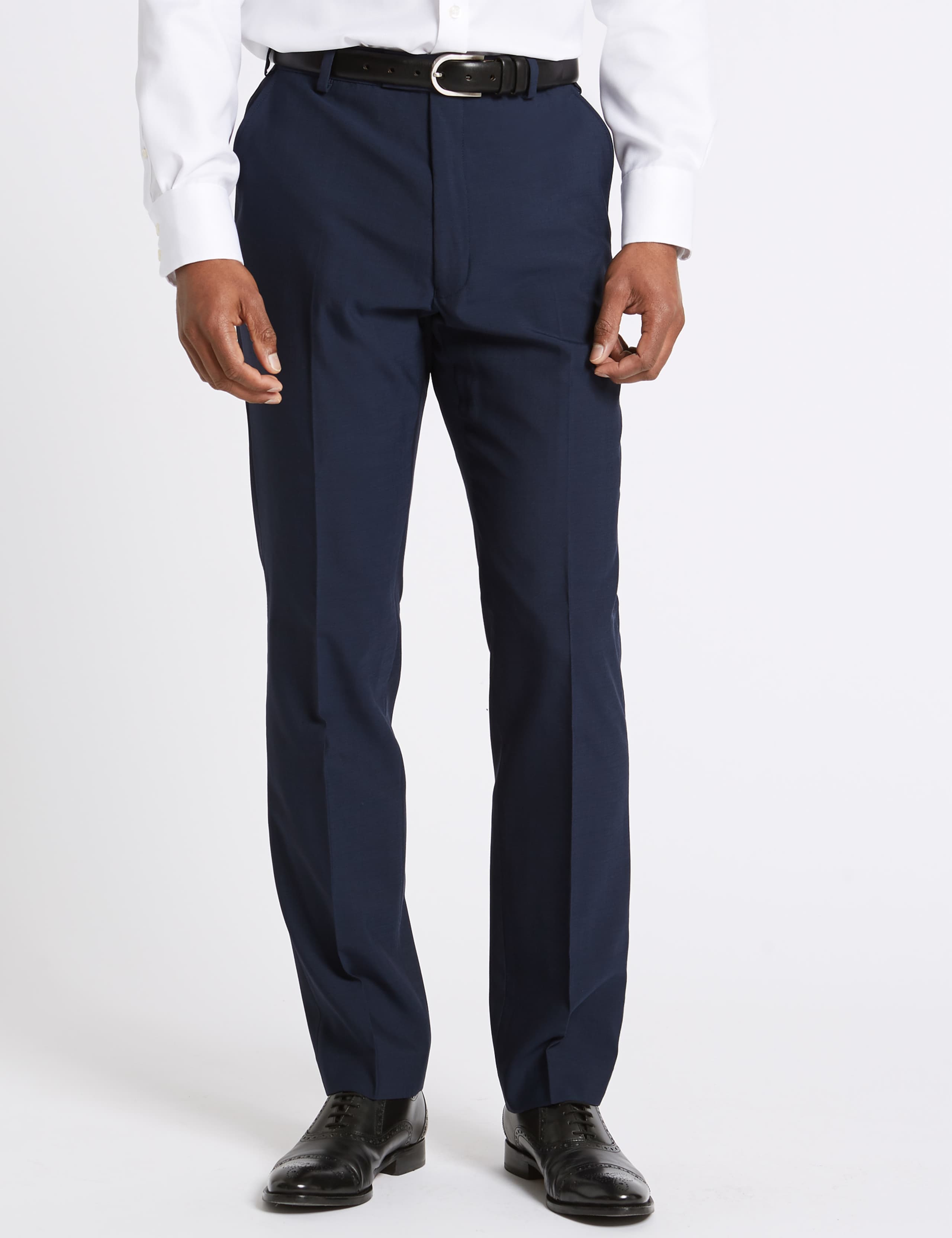 Indigo Tailored Fit Trousers 1 of 5