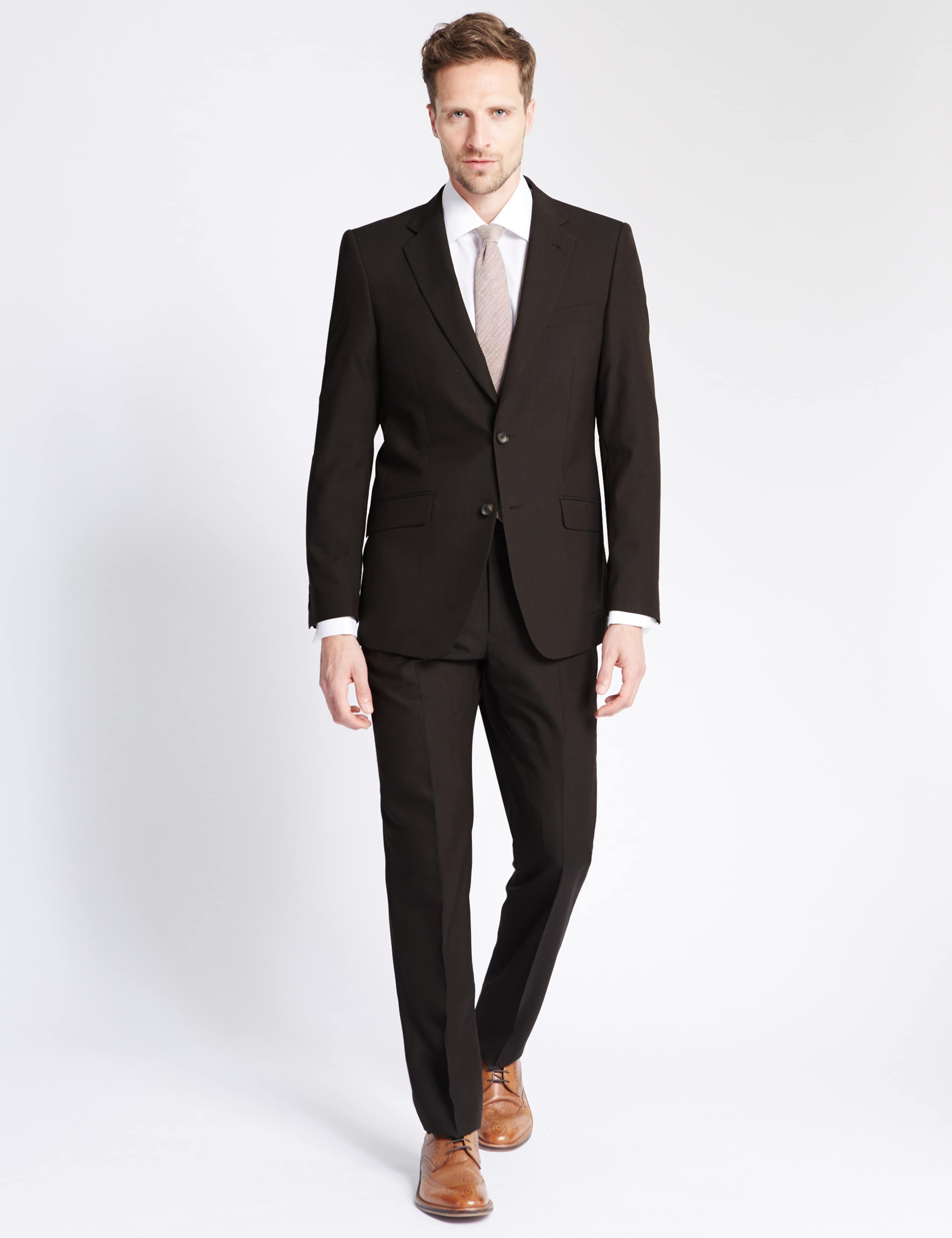 Brown Regular Fit Jacket 1 of 8