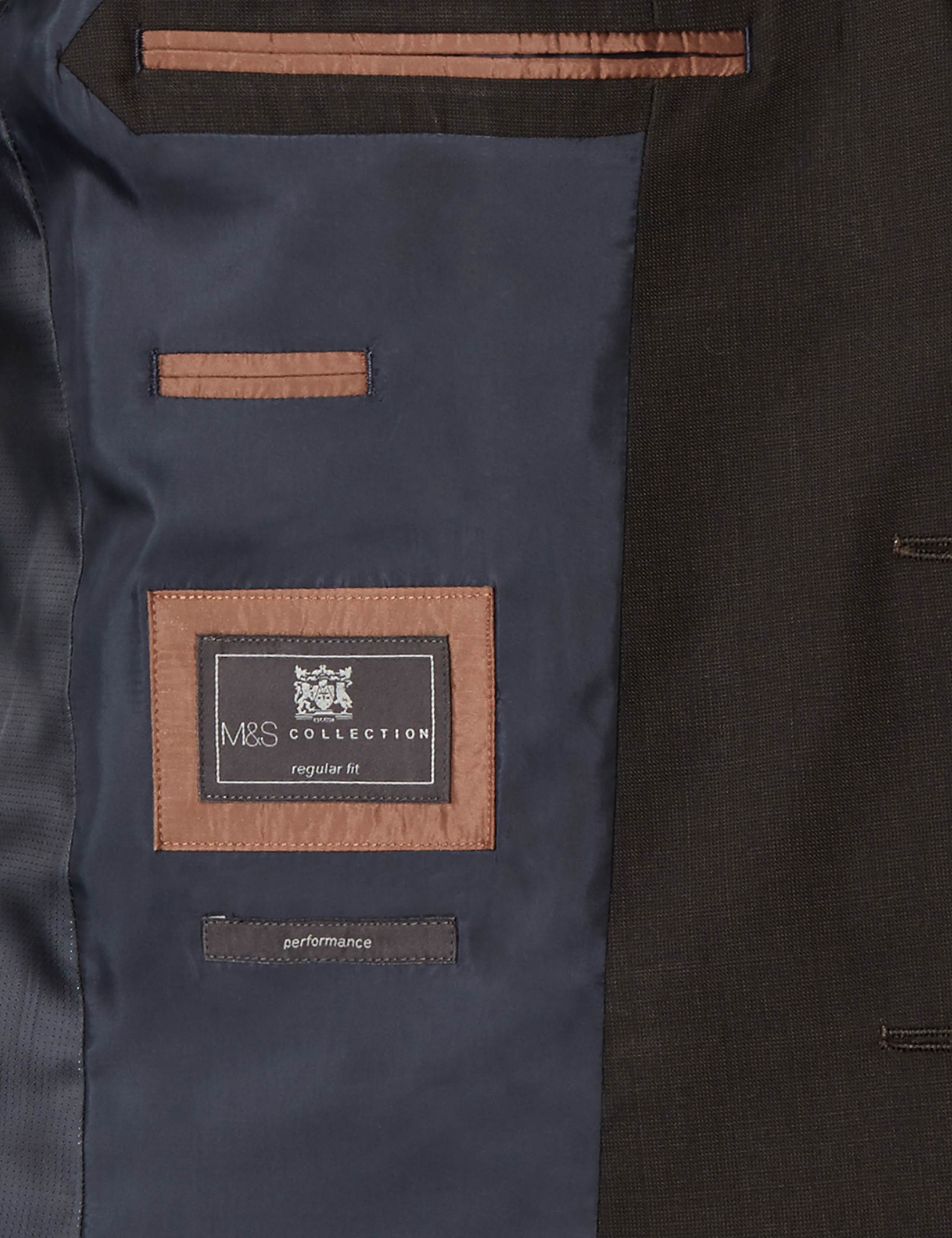 Brown Regular Fit Jacket 7 of 8