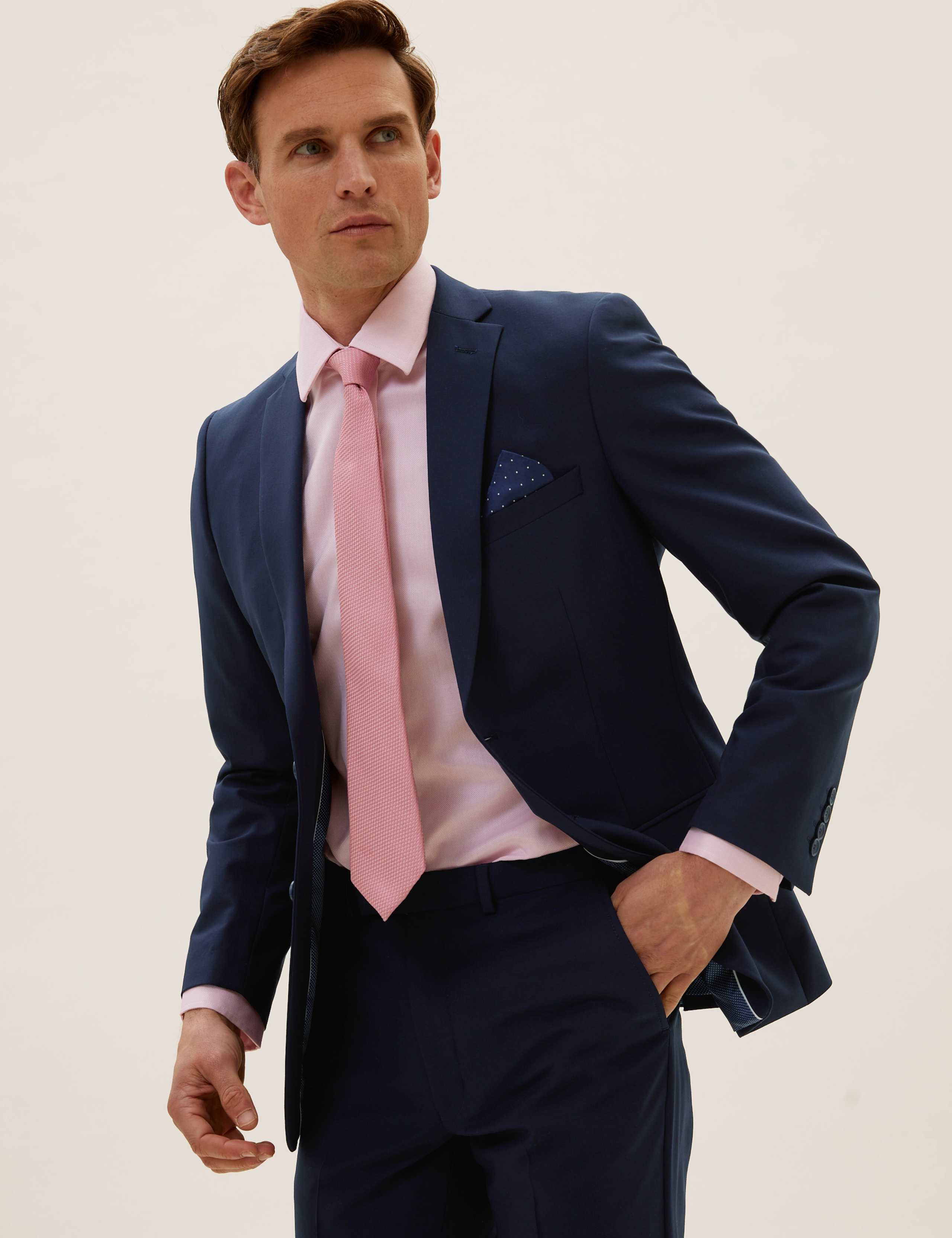The Ultimate Navy Slim Fit Suit Jacket 3 of 11