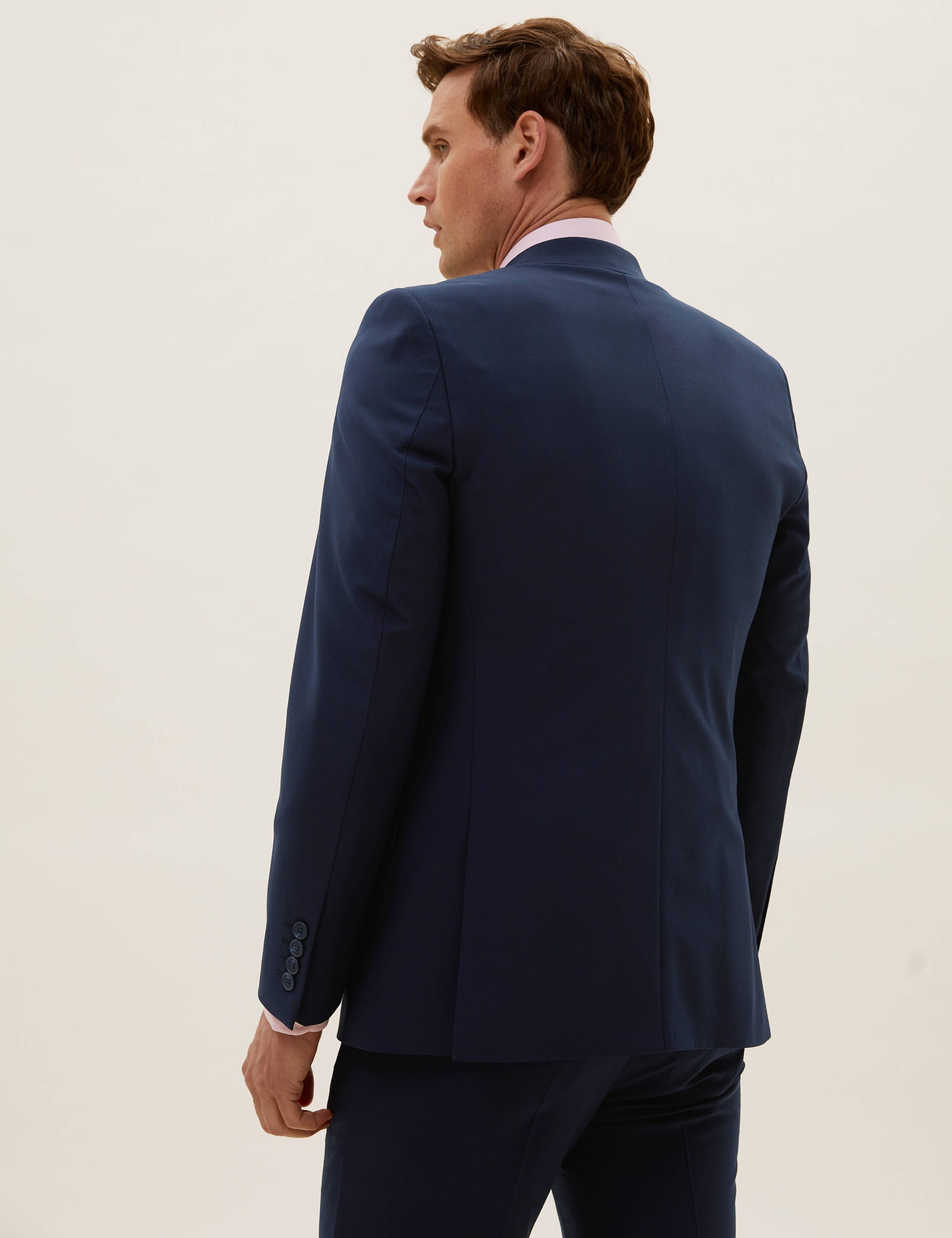 The Ultimate Navy Slim Fit Suit Jacket 4 of 11