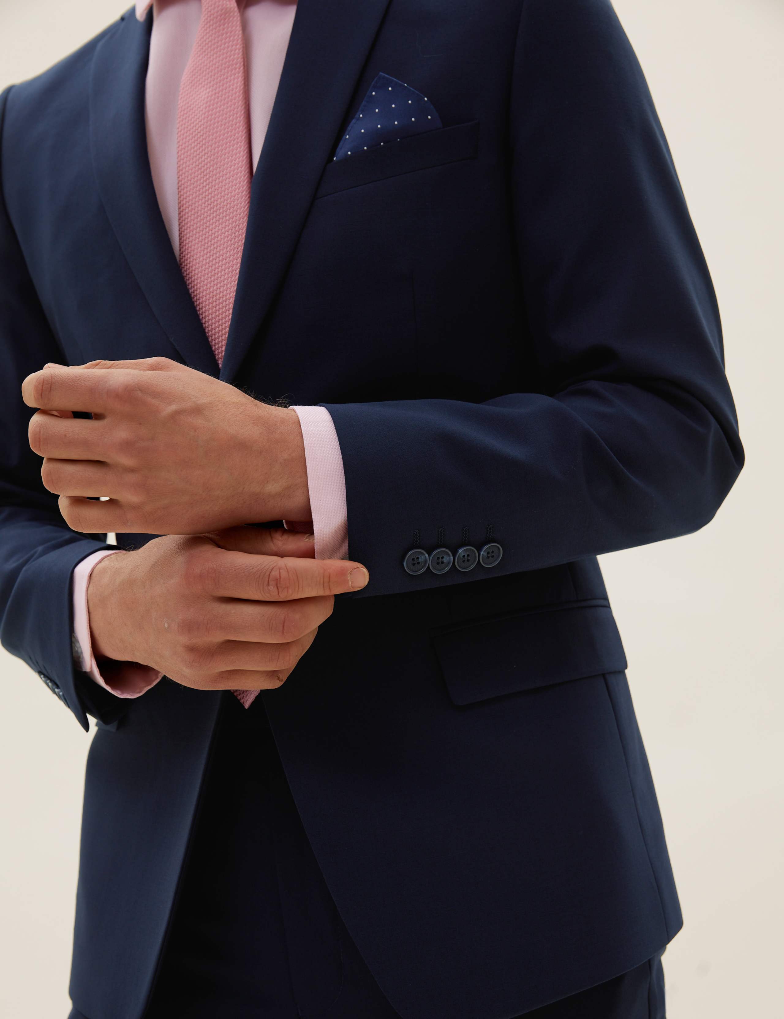 The Ultimate Navy Slim Fit Suit Jacket 5 of 11