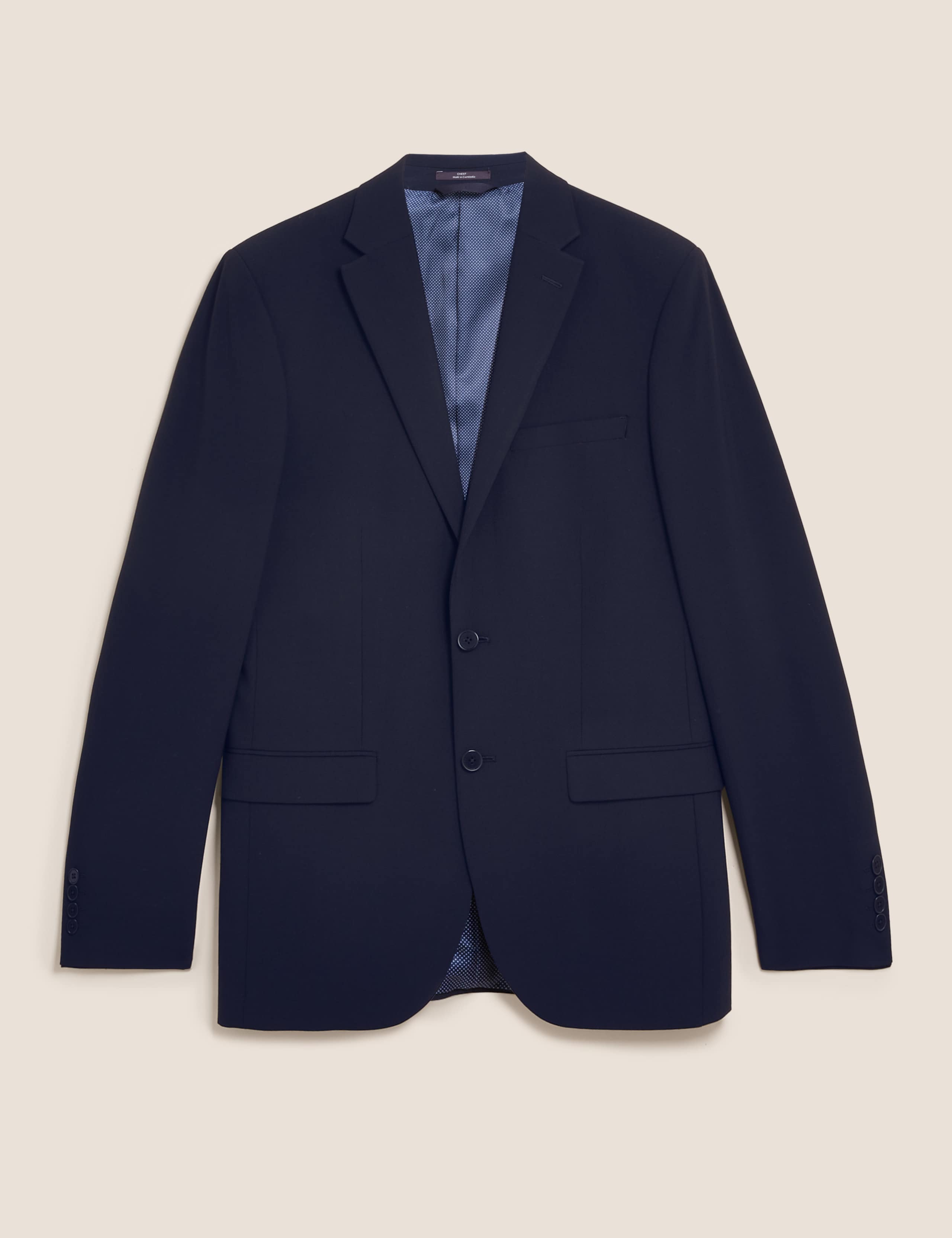 The Ultimate Navy Tailored Fit Suit Jacket 2 of 10
