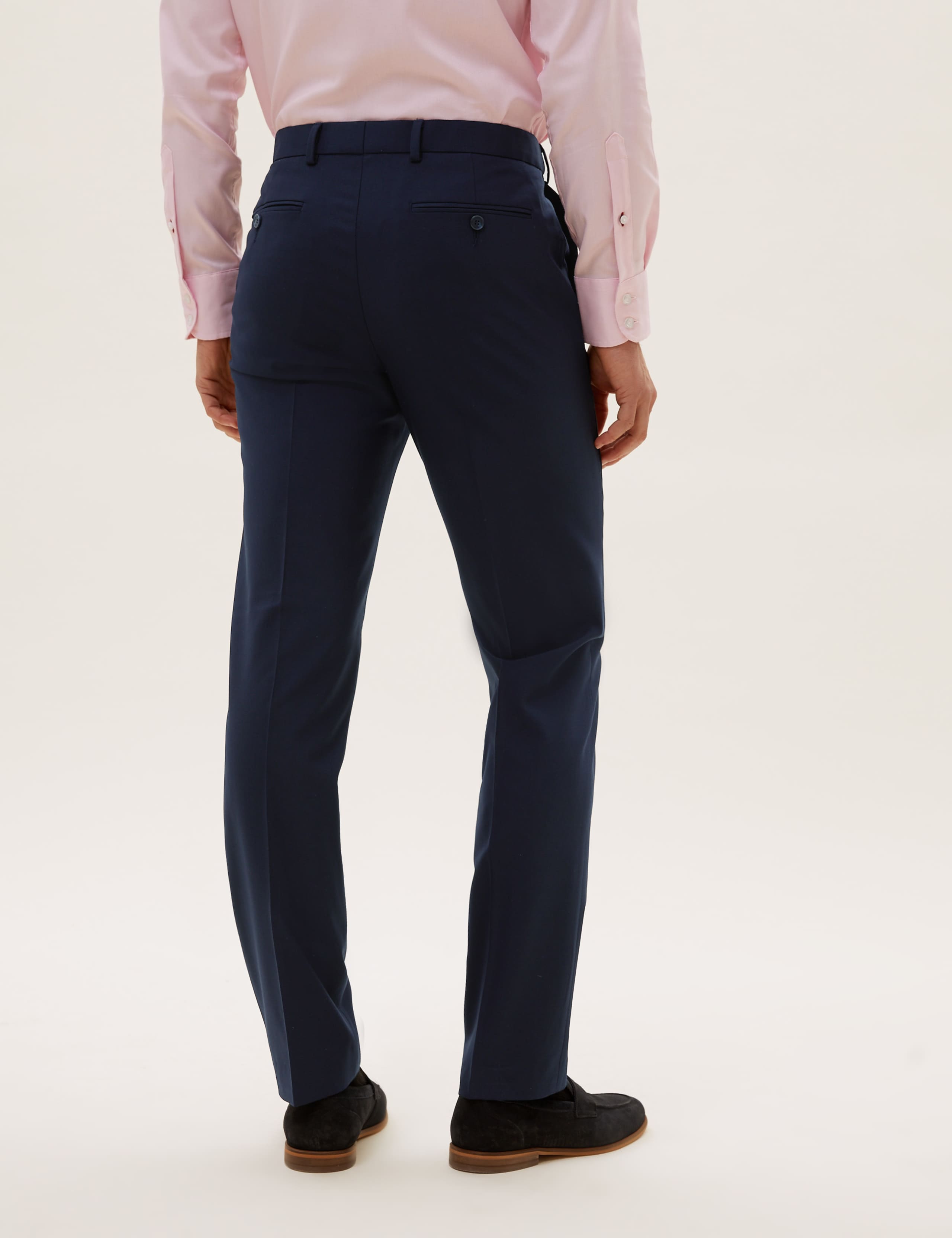 The Ultimate Navy Slim Fit Suit Trousers 4 of 8