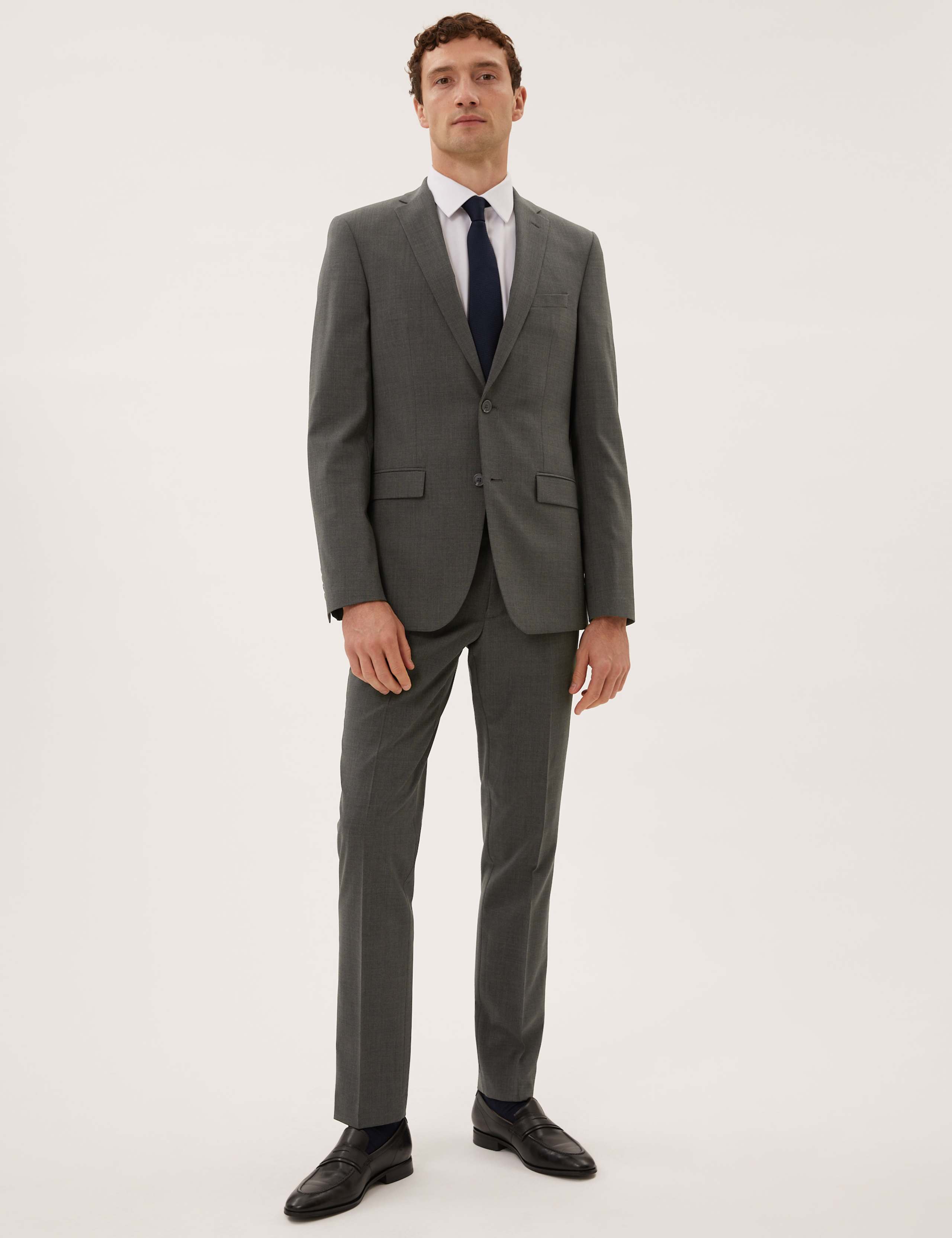 The Ultimate Charcoal Tailored Fit Suit Jacket 5 of 9