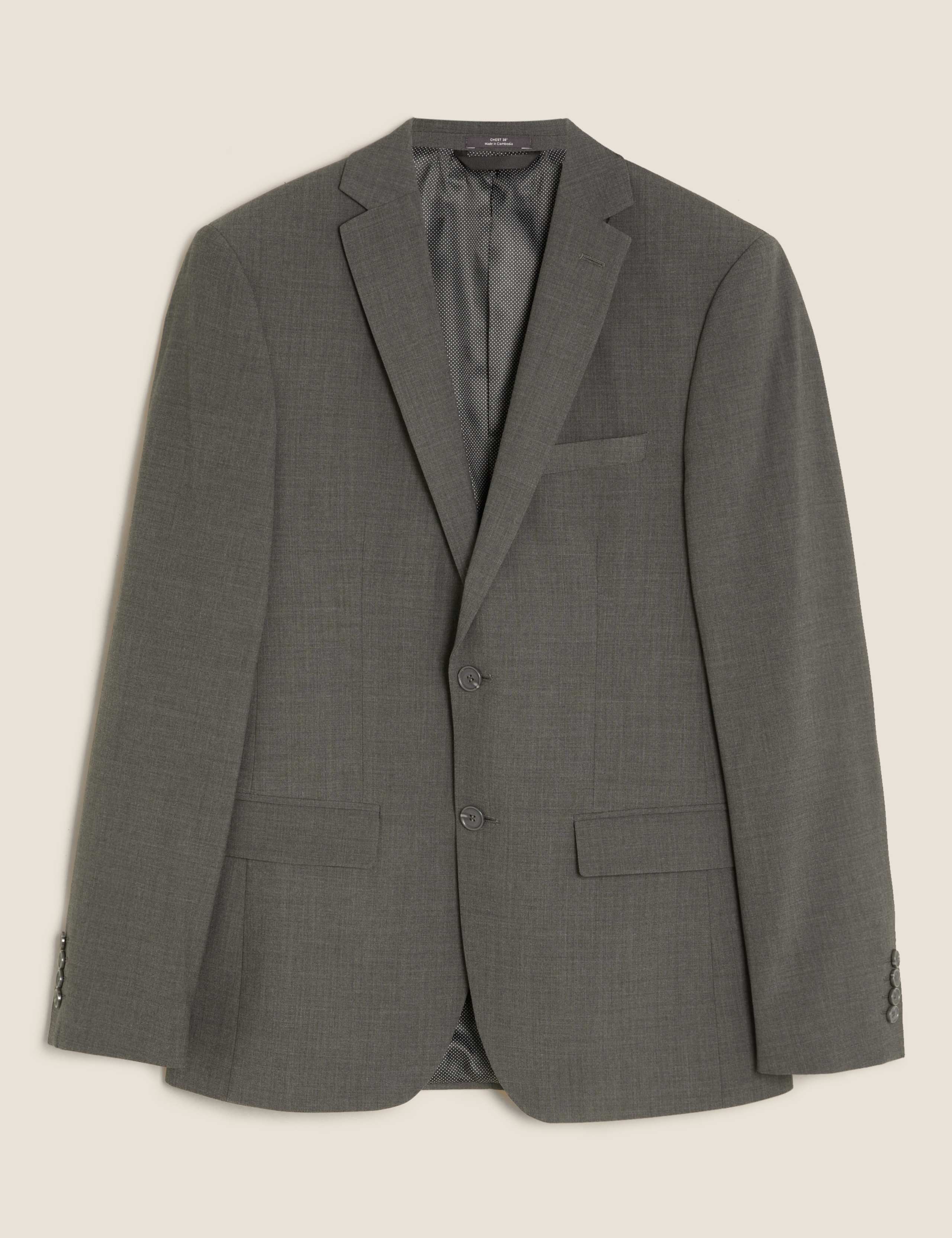 The Ultimate Charcoal Tailored Fit Suit Jacket 2 of 9