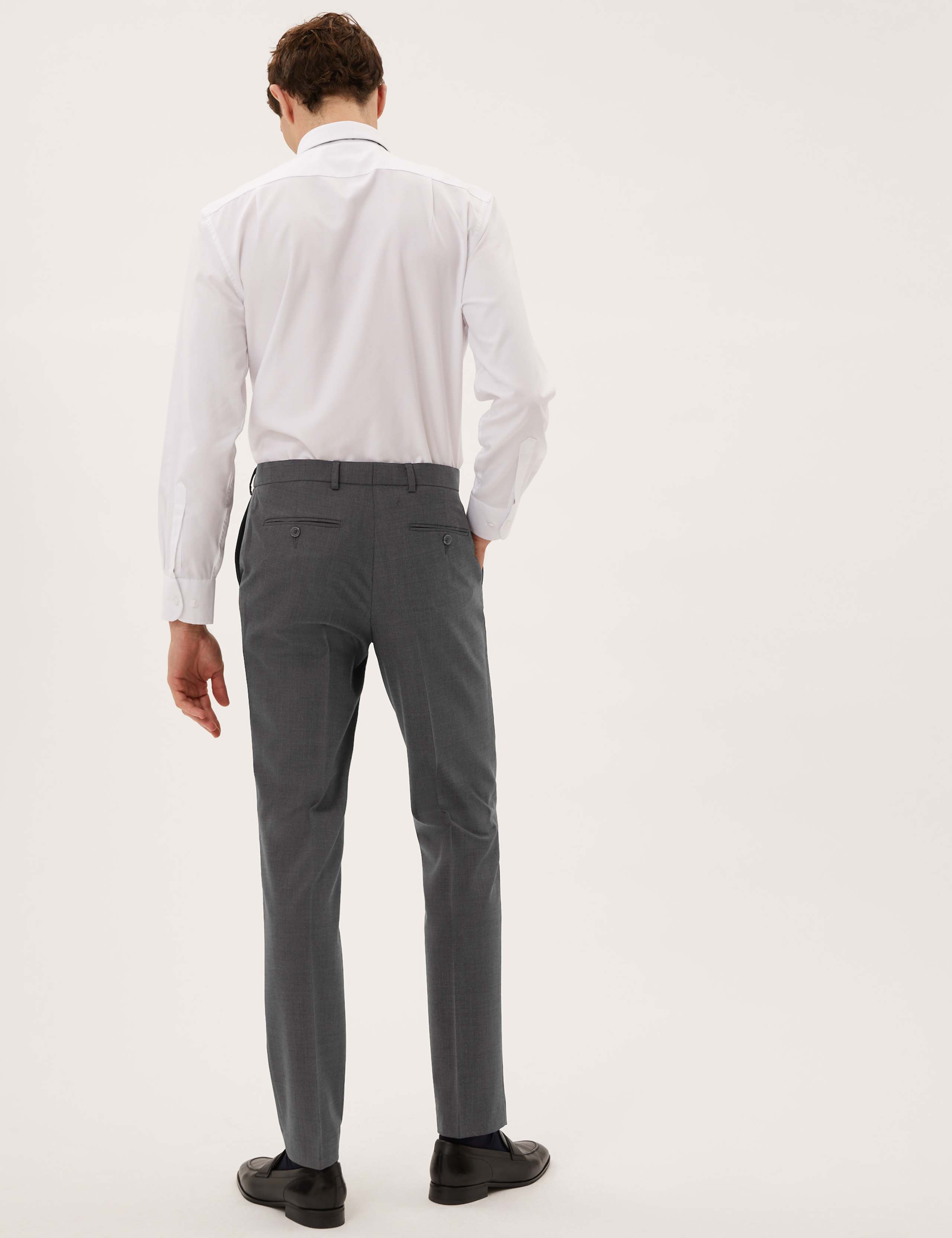 The Ultimate Charcoal Tailored Fit Suit Trousers 4 of 6