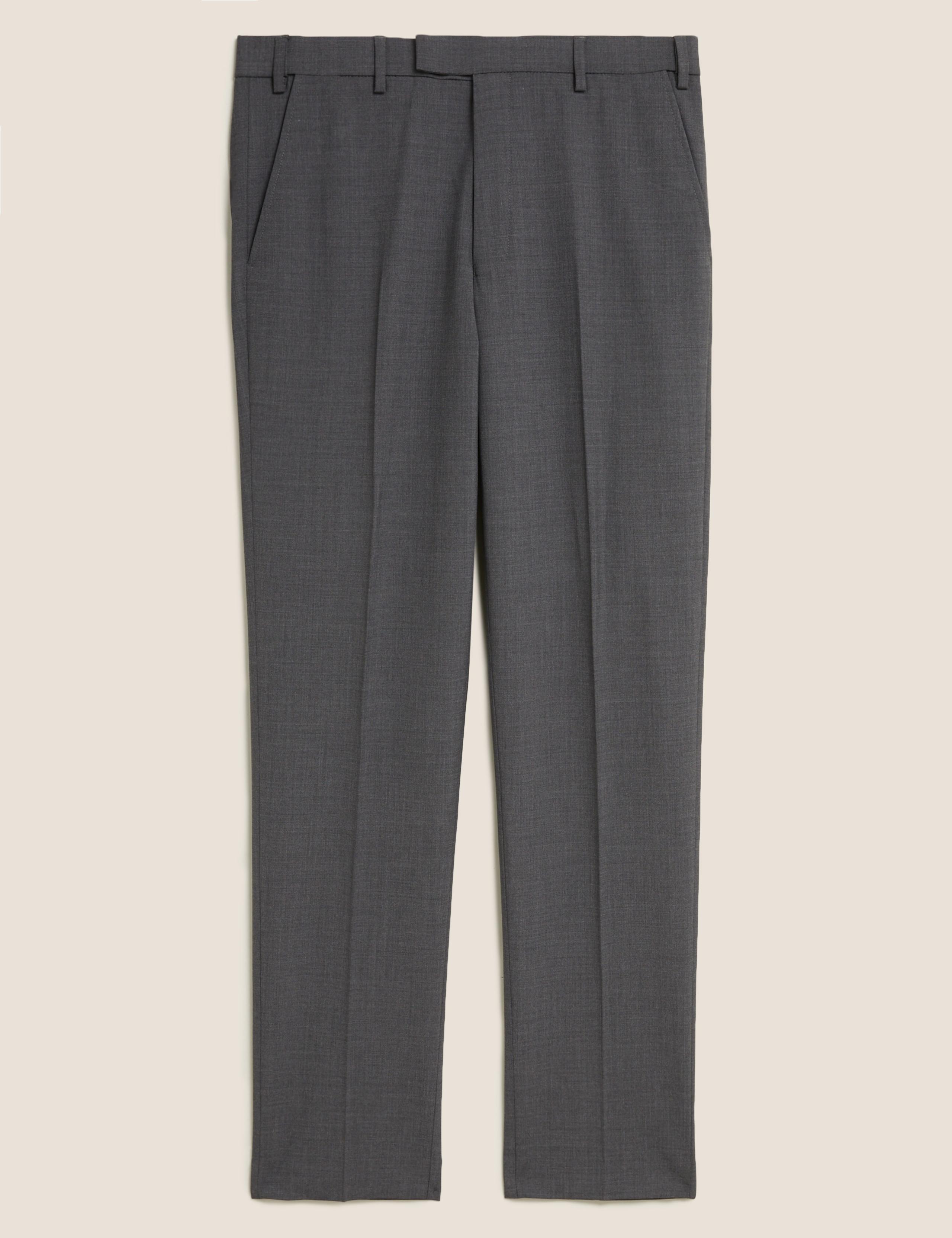 The Ultimate Charcoal Tailored Fit Suit Trousers 2 of 6