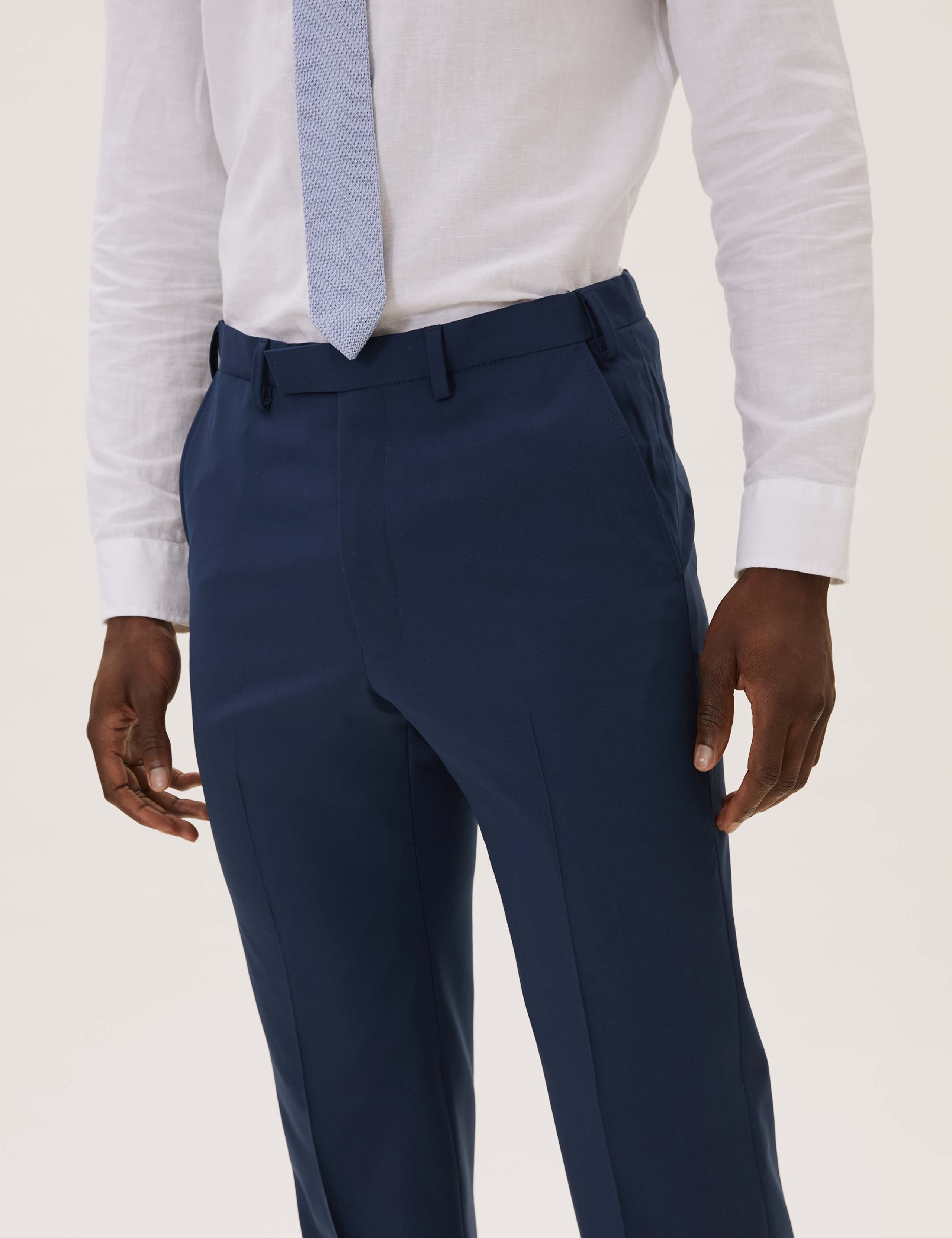 The Ultimate Blue Regular Fit Trousers 3 of 7