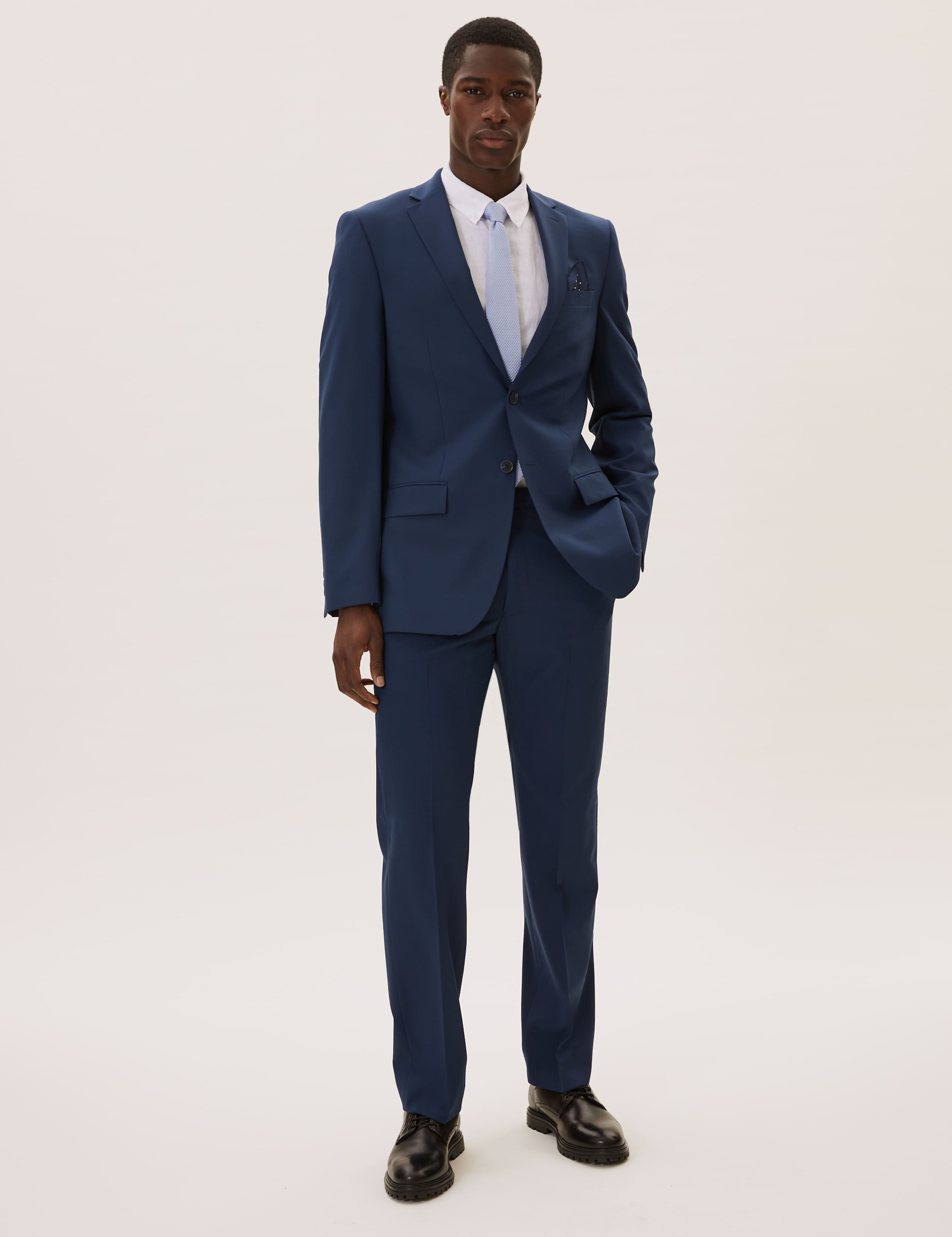 The Ultimate Blue Regular Fit Trousers 5 of 7