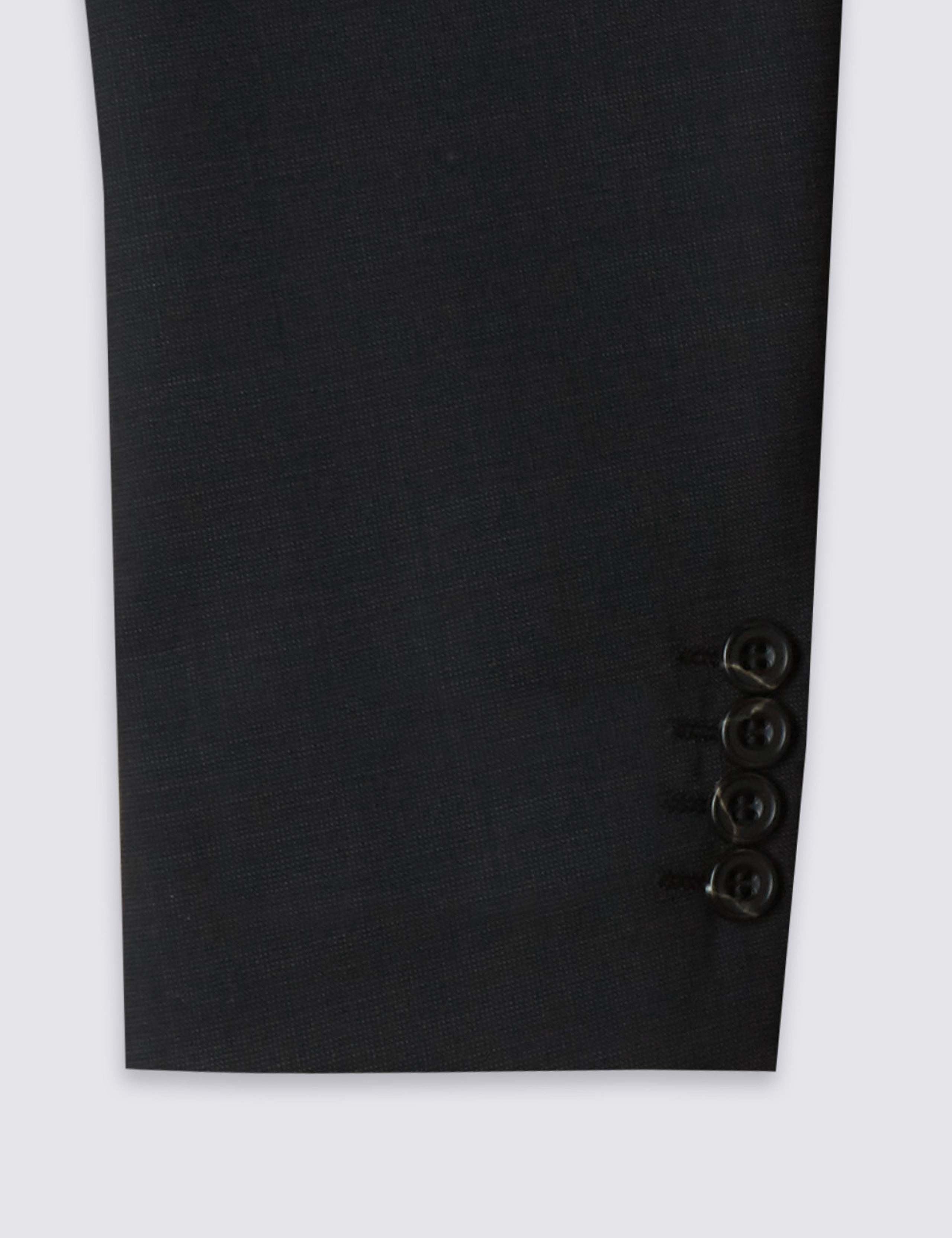 Charcoal Tailored Fit Wool Jacket 7 of 8