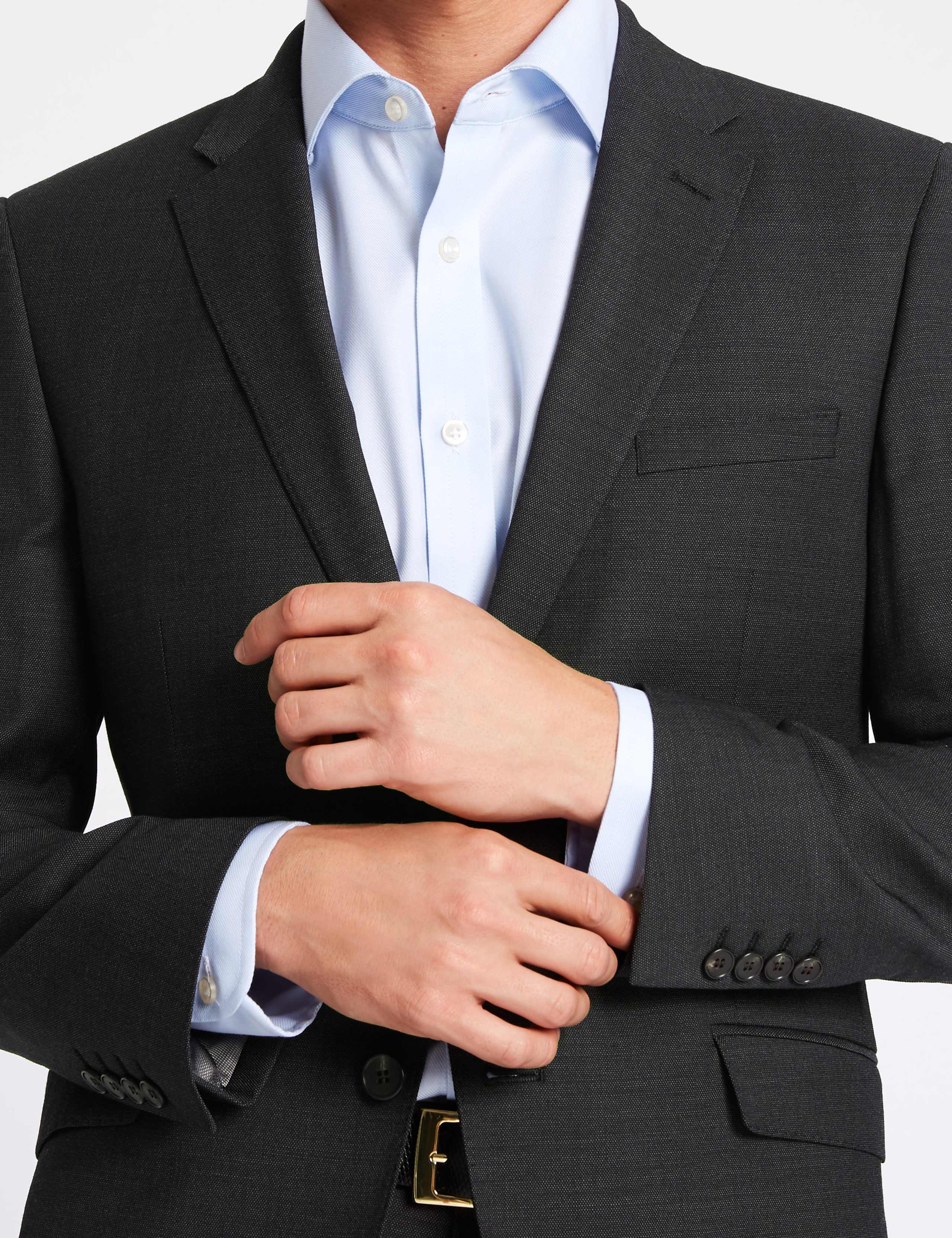 Charcoal Tailored Fit Wool Jacket 7 of 9
