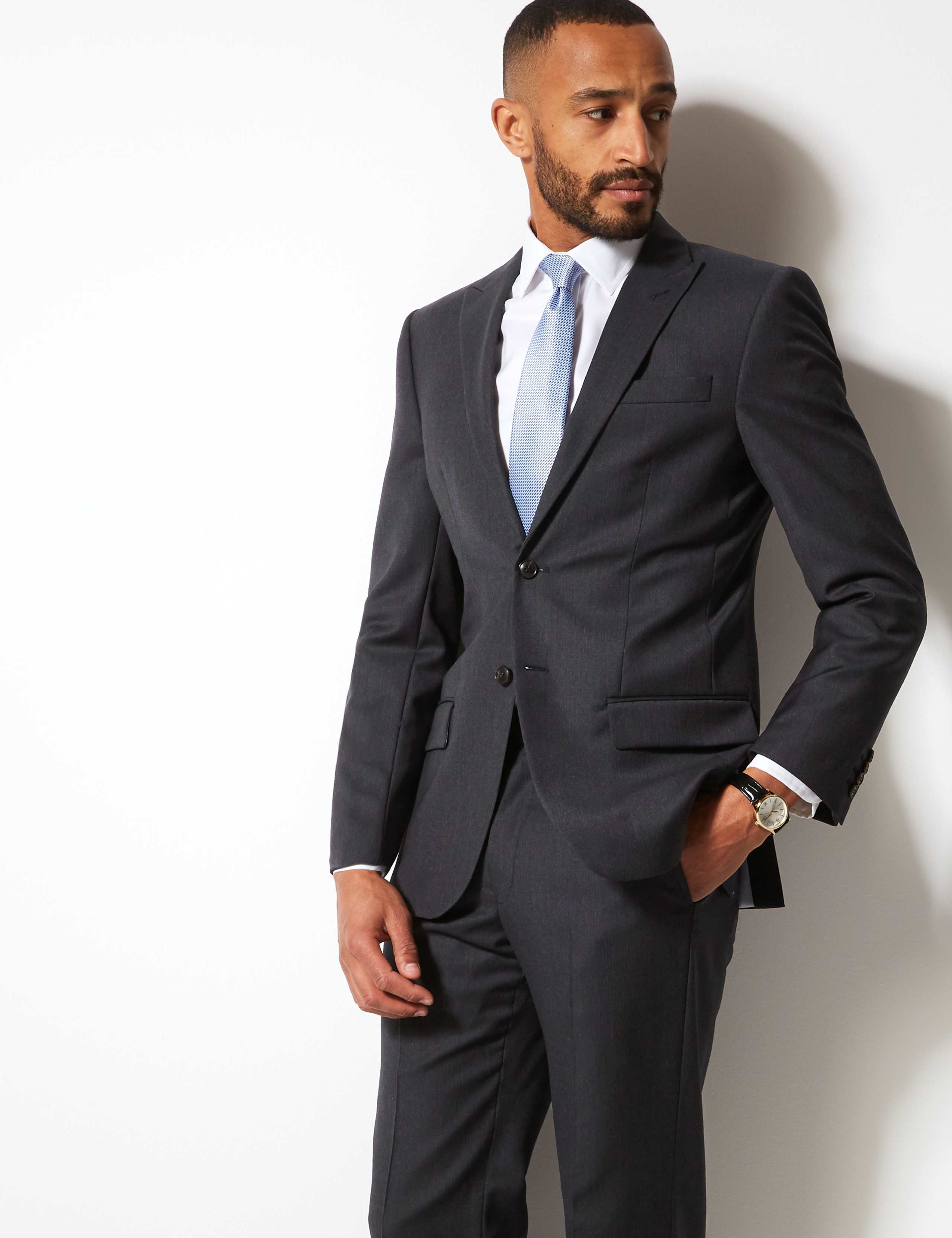 Herringbone Regular Fit Wool Jacket 3 of 8