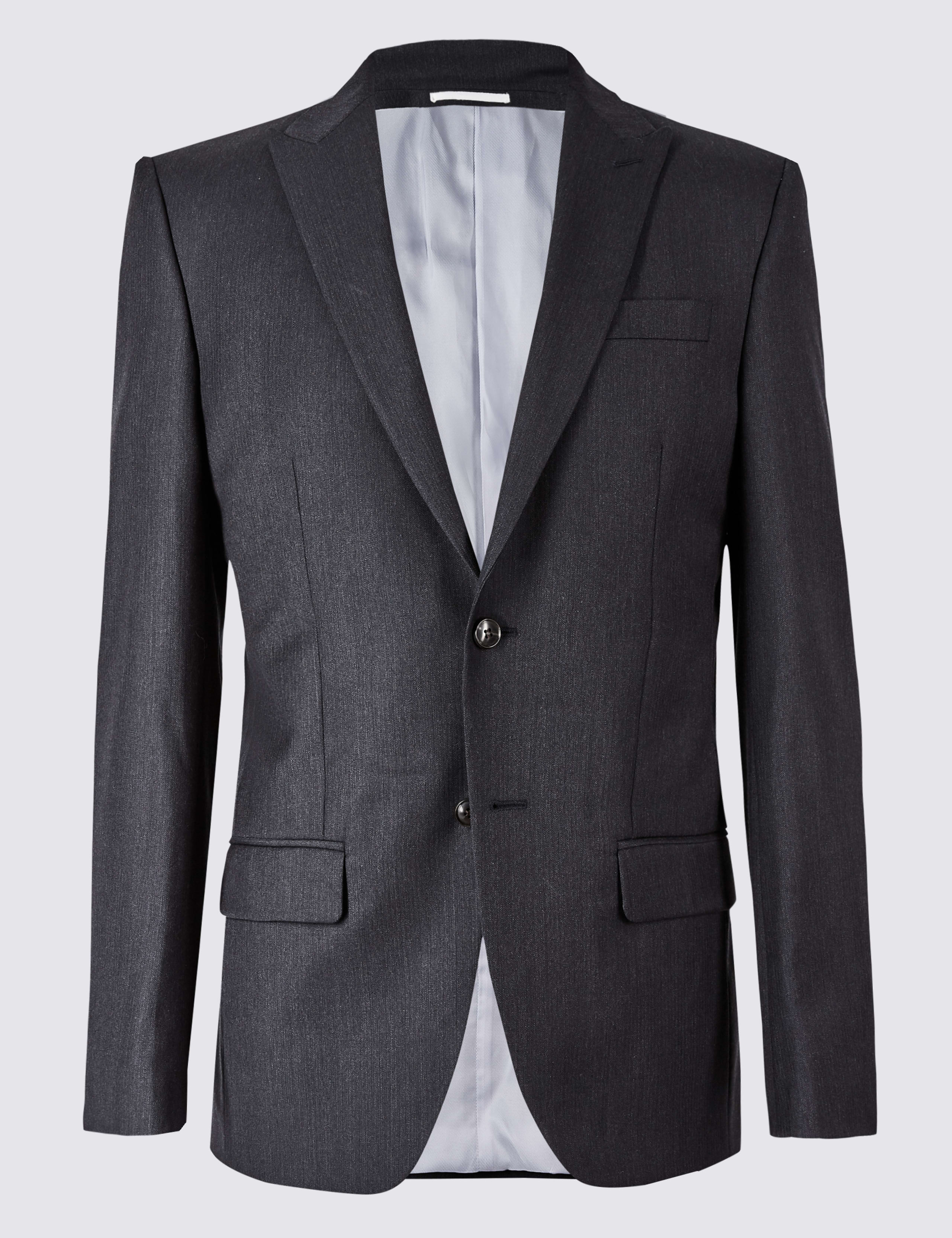 Herringbone Regular Fit Wool Jacket 2 of 8
