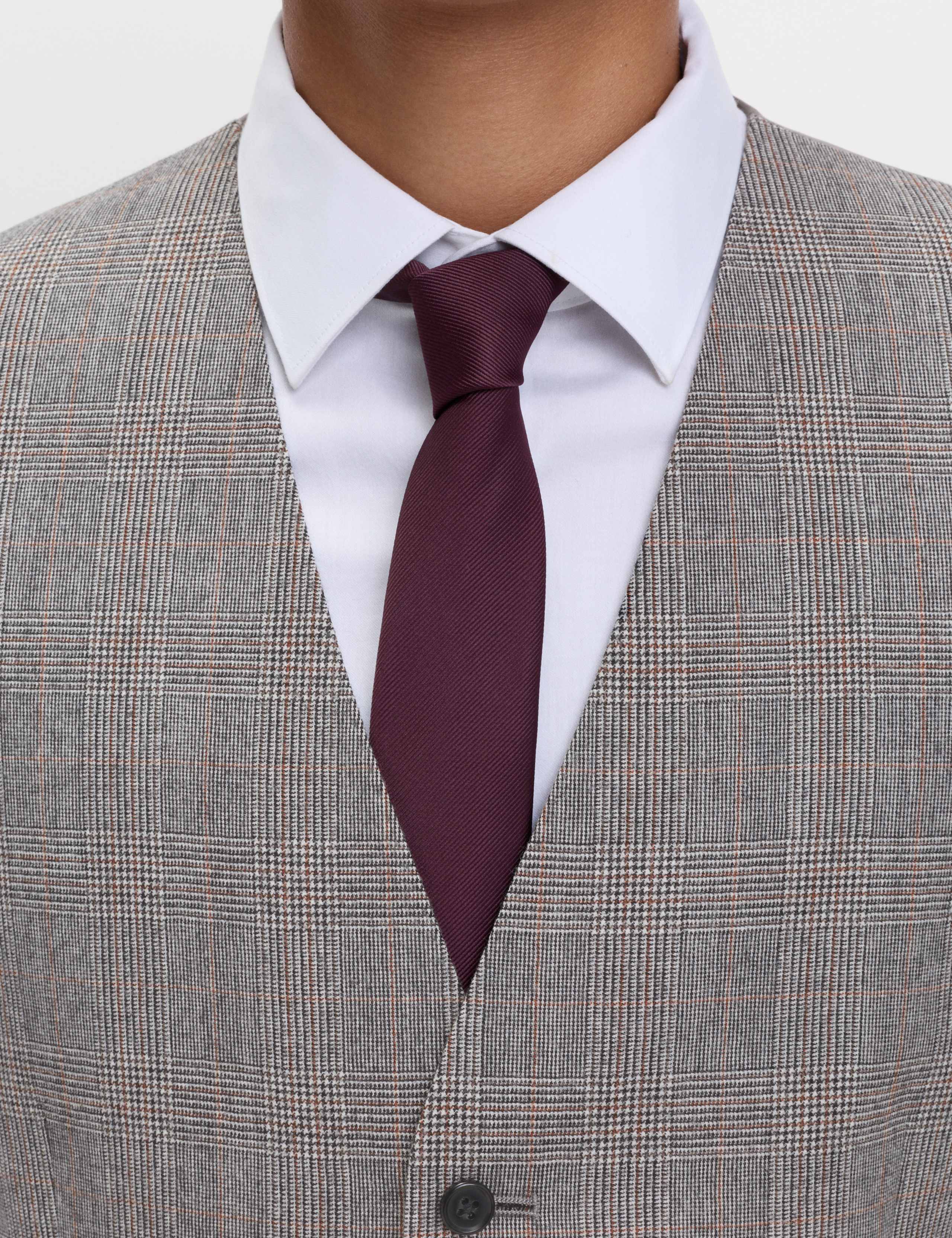 Regular Fit Pure Wool Checked Waistcoat 7 of 7