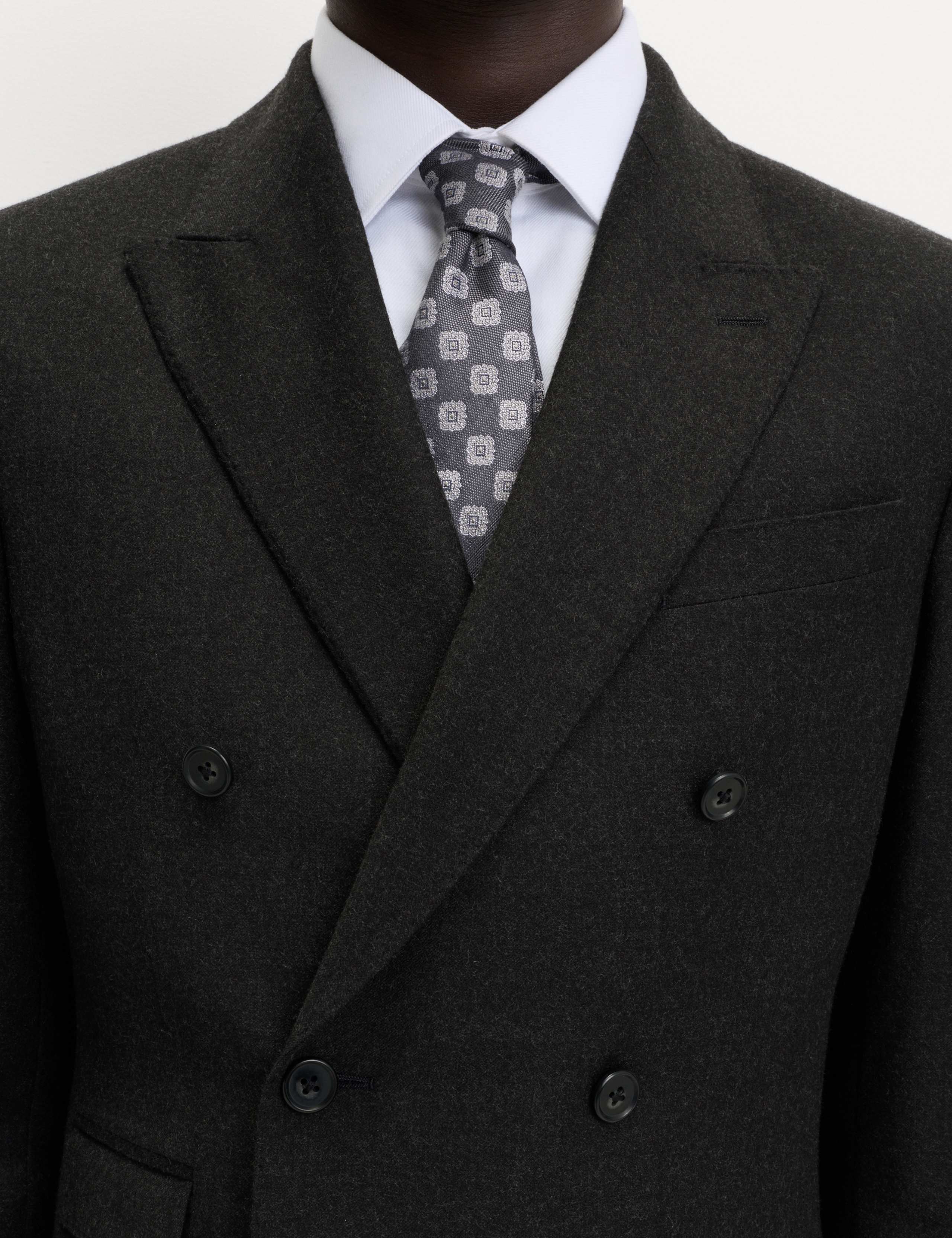 Regular Fit Pure Wool Flannel Suit Jacket 3 of 6