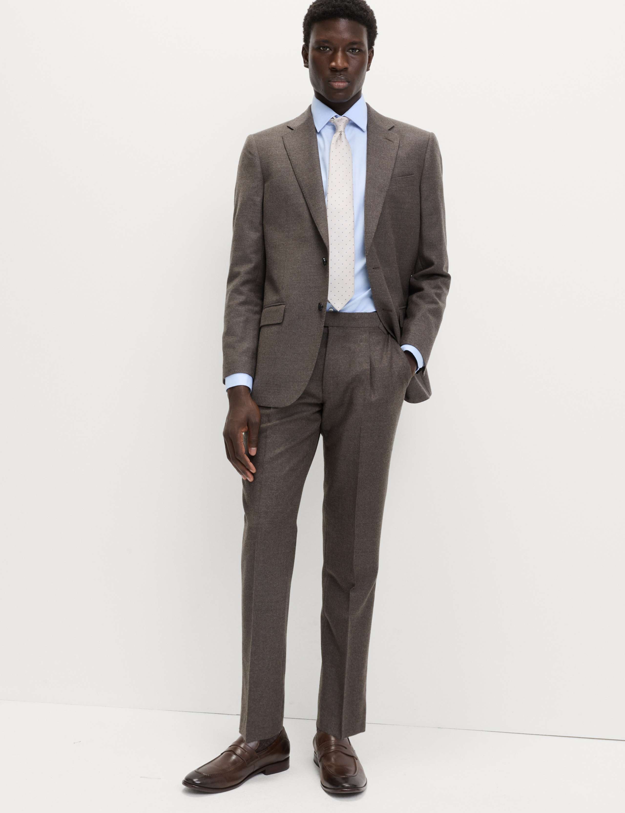 Regular Fit British Pure Wool Suit Jacket 3 of 6