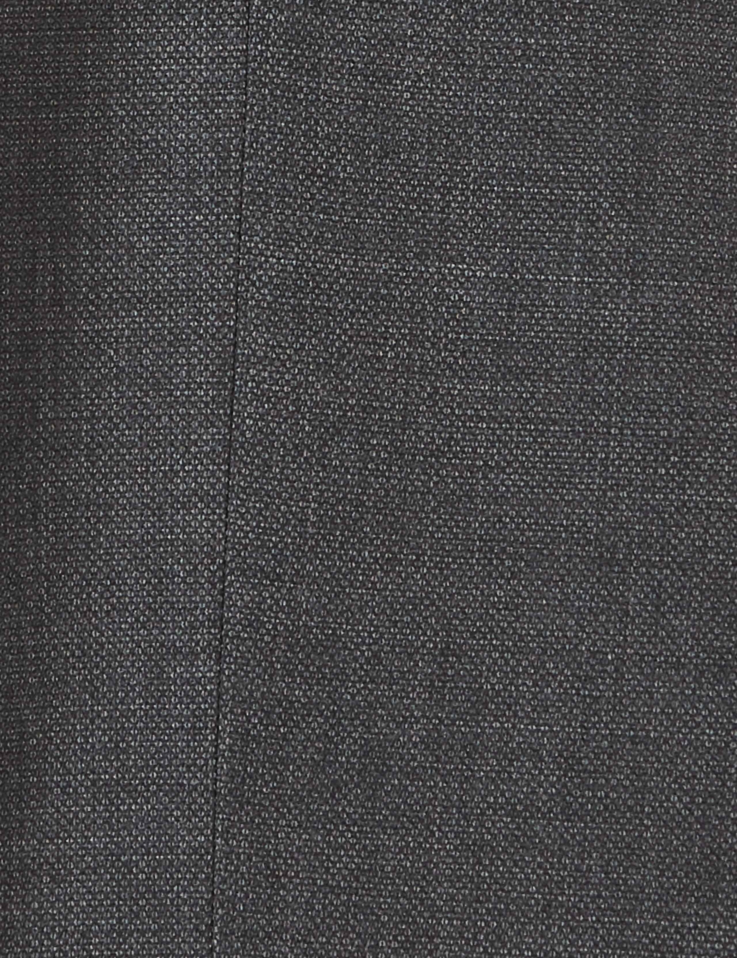 Charcoal Textured Slim Fit Wool Trousers 7 of 7