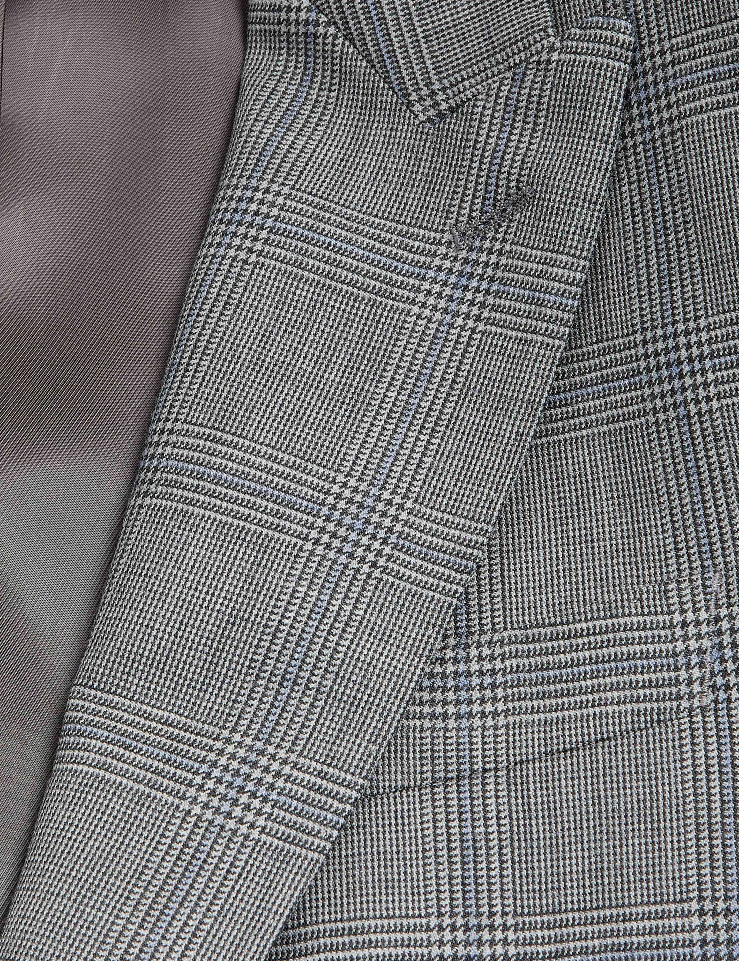 Regular Fit Pure Wool Check Suit Jacket 4 of 9