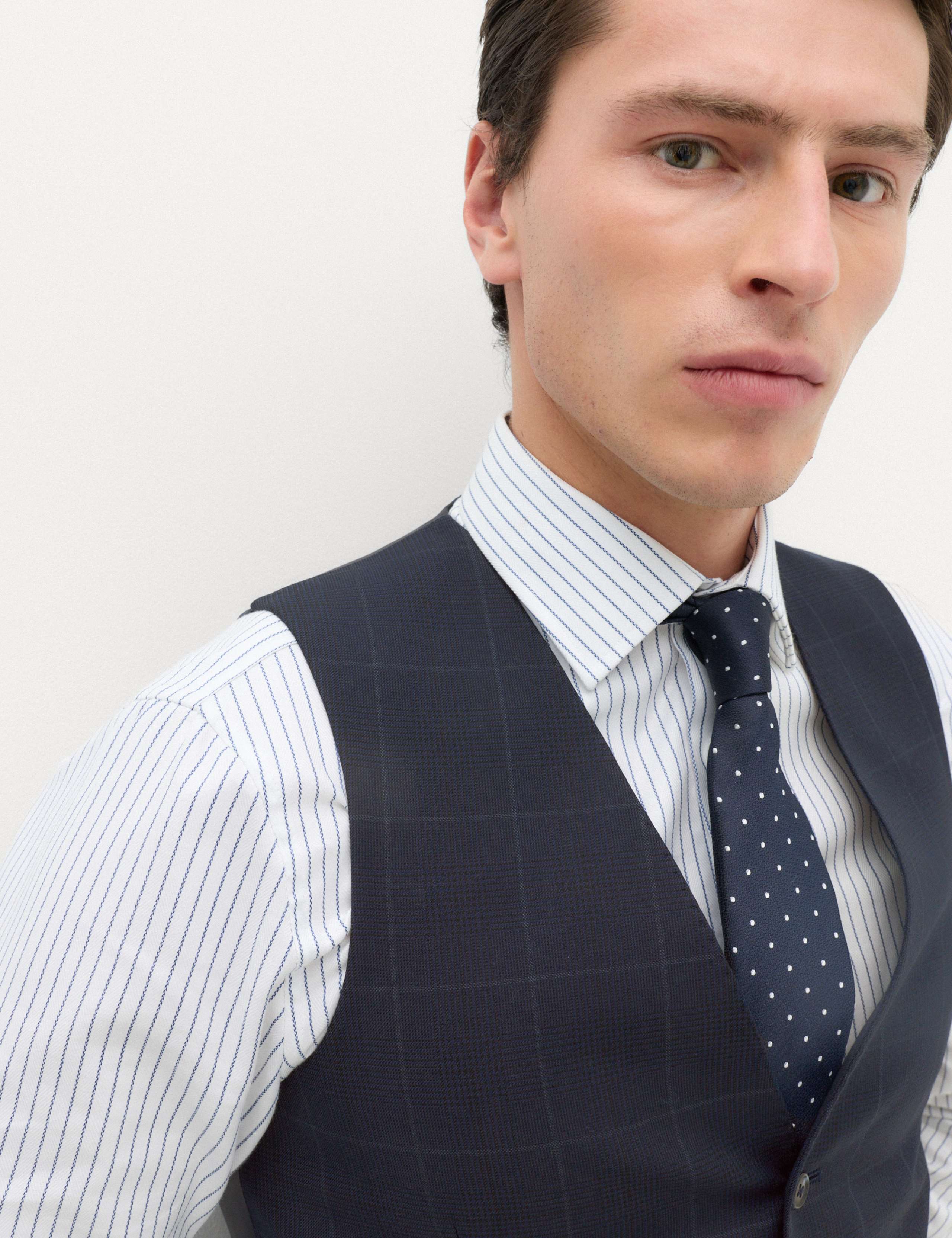 Pure Wool Prince of Wales Check Waistcoat 3 of 6