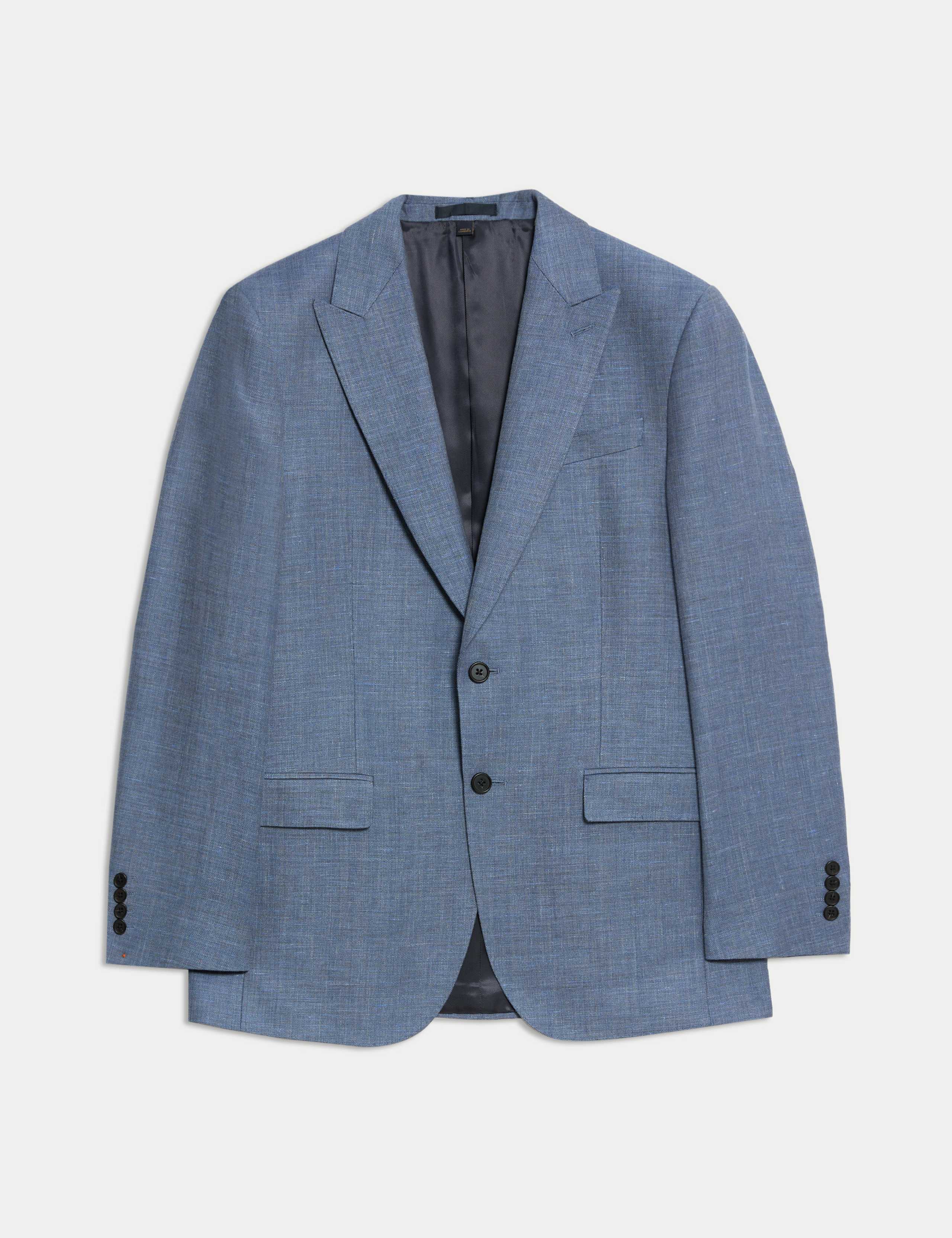 Regular Fit Wool Rich Linen Blend Suit Jacket 2 of 7
