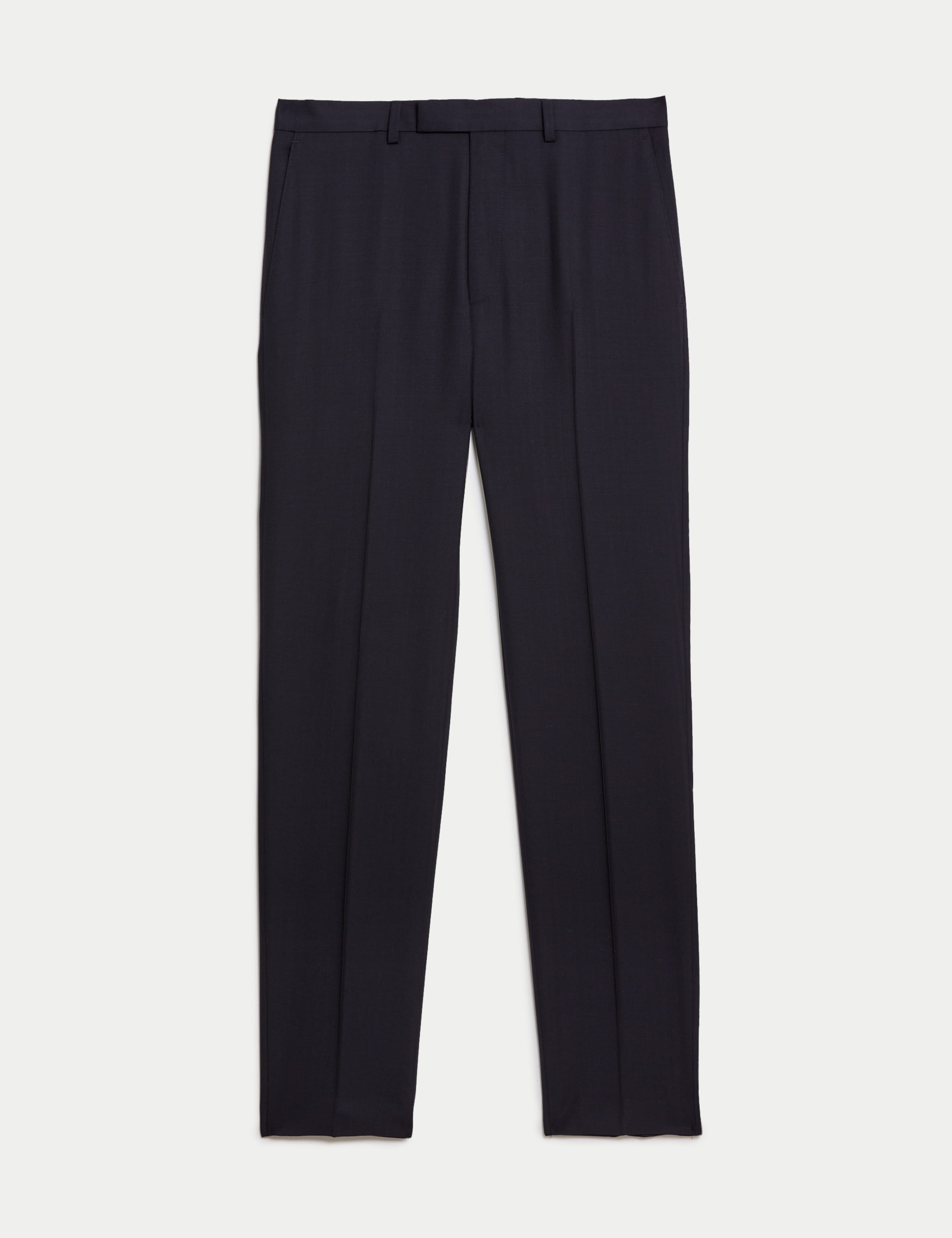 Slim Fit Pure Wool Herringbone Suit Trousers 2 of 5