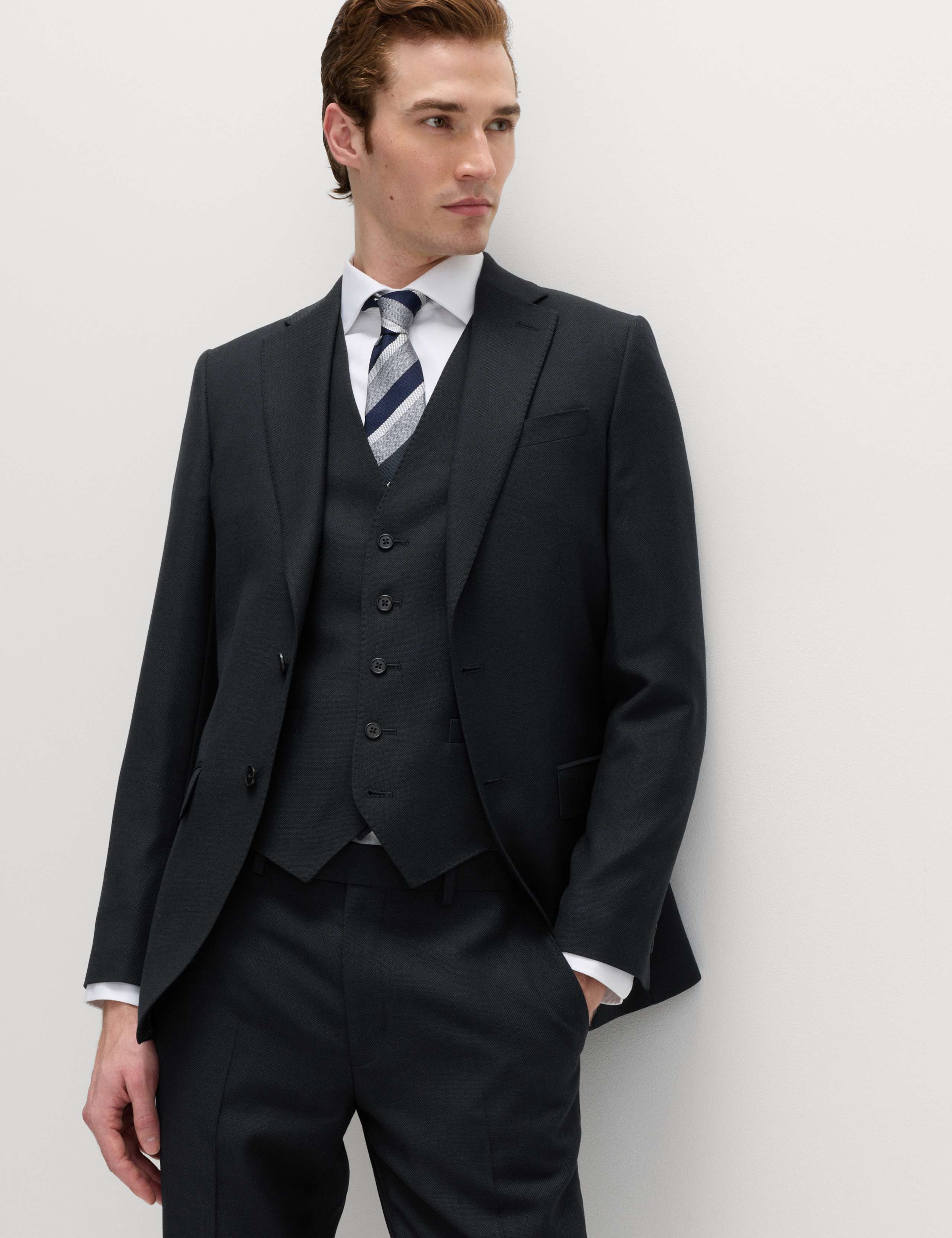Slim Fit Premium Pure Wool Suit Jacket 1 of 7