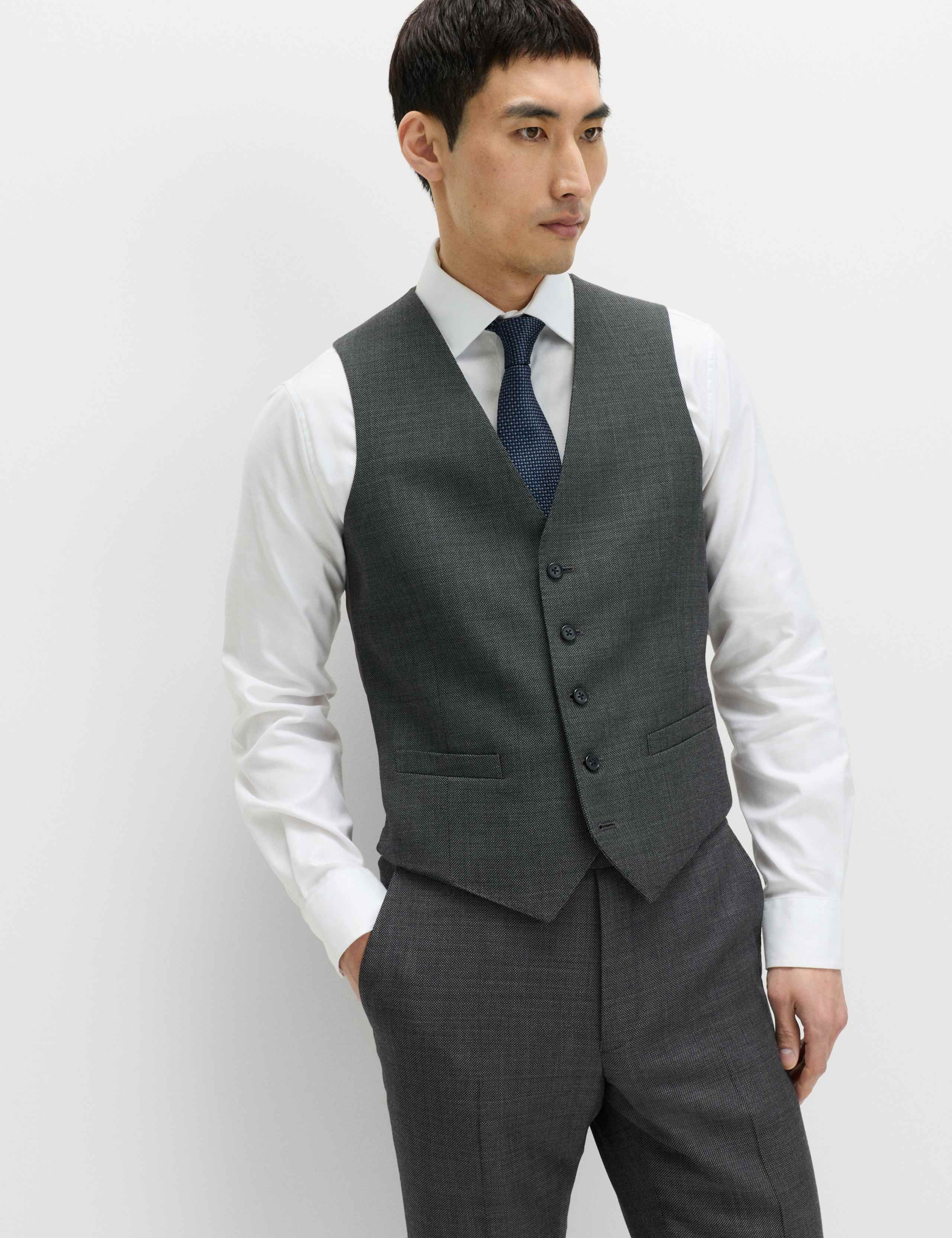 Premium Pure Wool Waistcoat 1 of 6