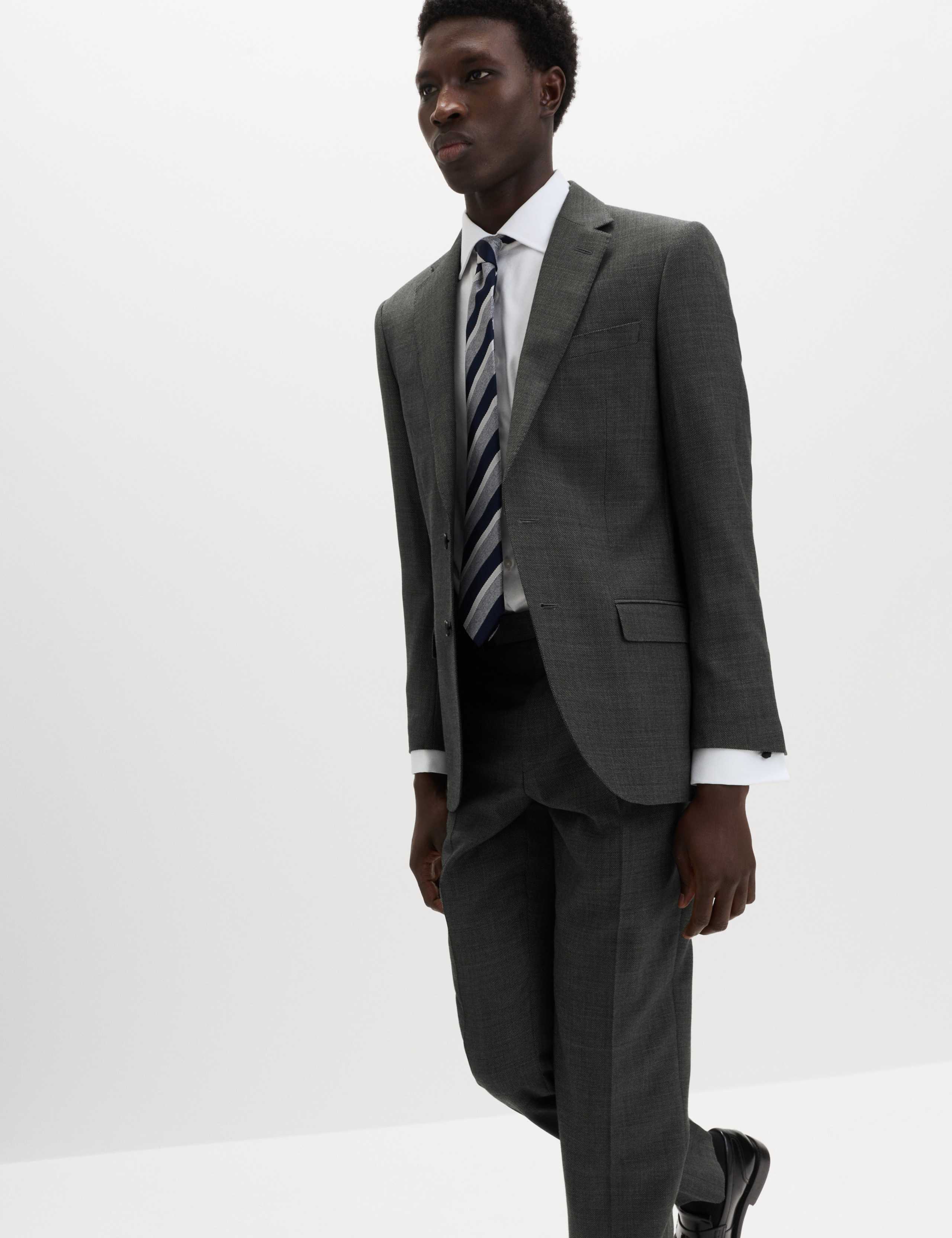 Regular Fit Premium Pure Wool Suit Jacket 5 of 8