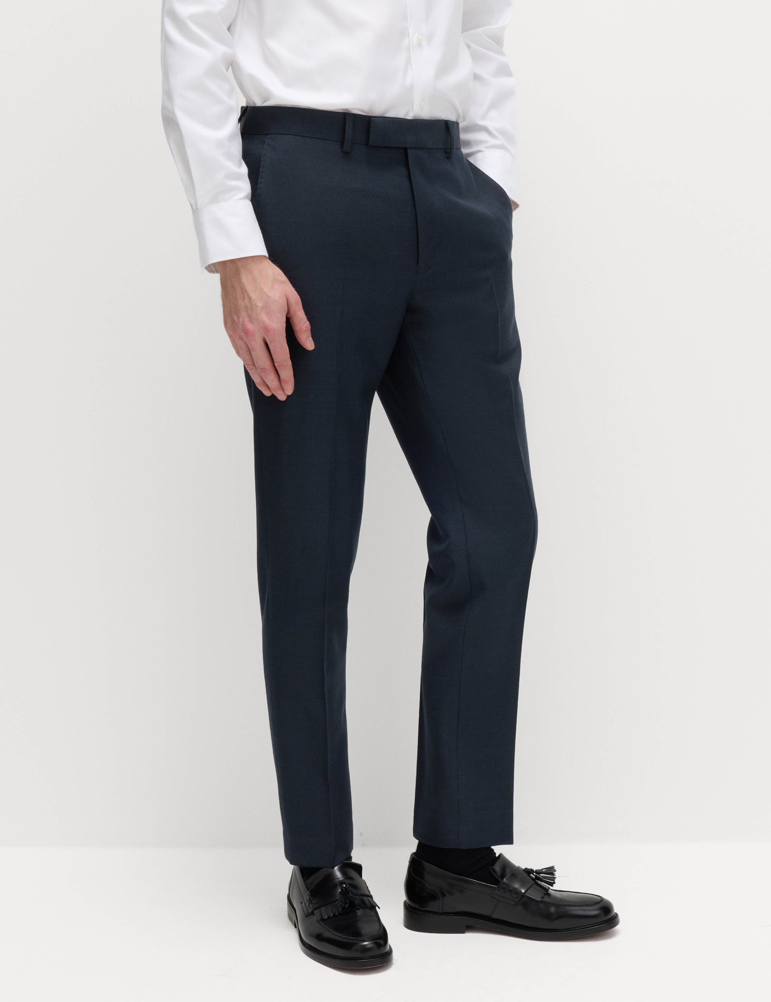 Slim Fit Premium Pure Wool Suit Trousers 1 of 7