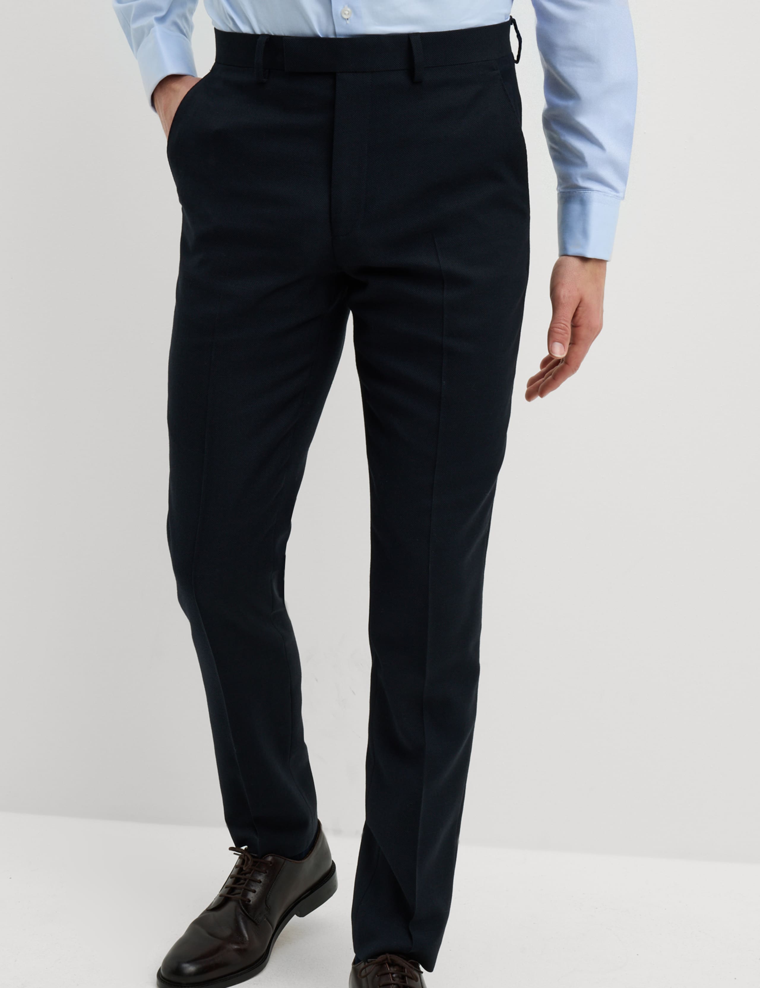 Slim Fit Pure Wool Suit Trousers 4 of 6