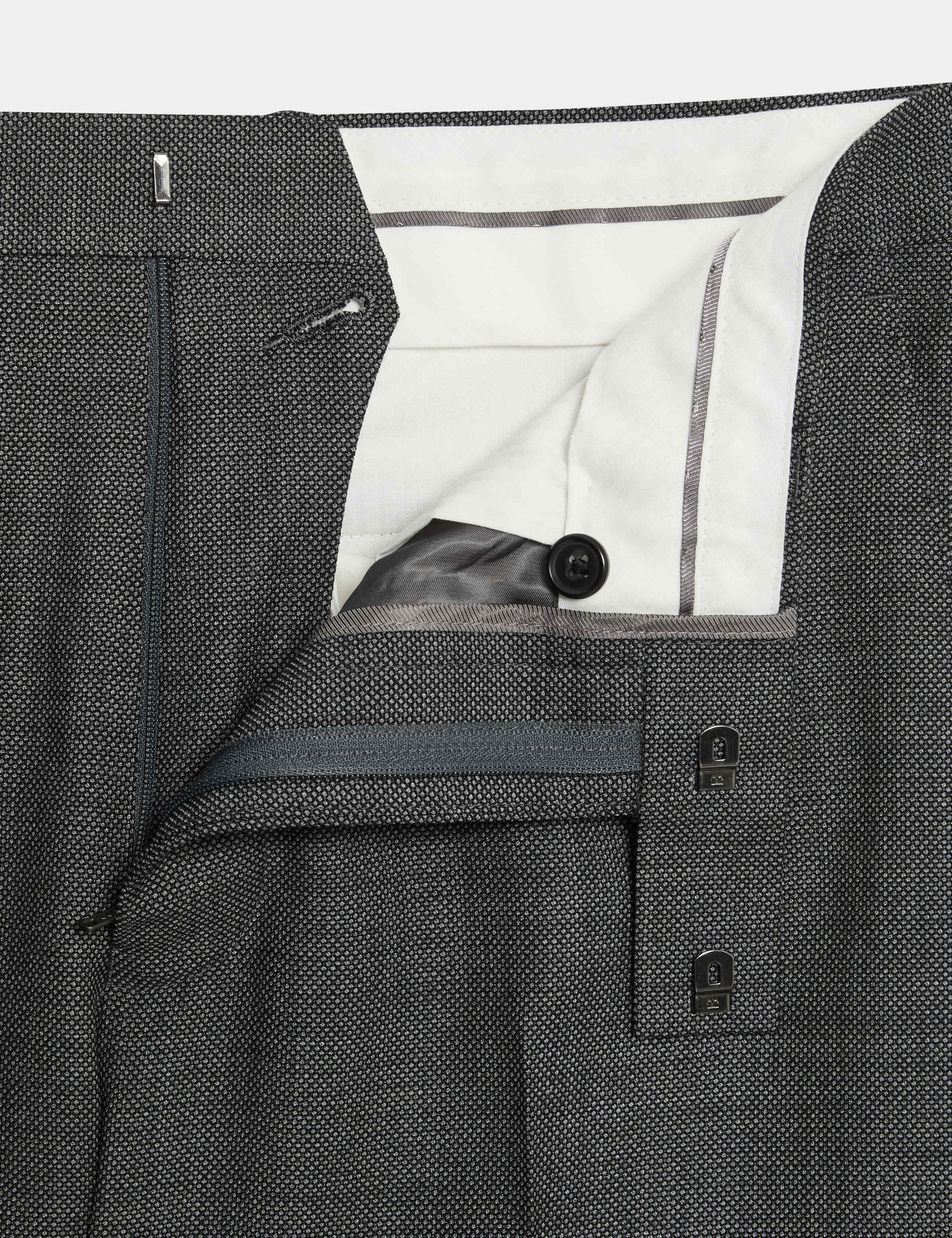 Slim Fit Pure Wool Suit Trousers 3 of 6
