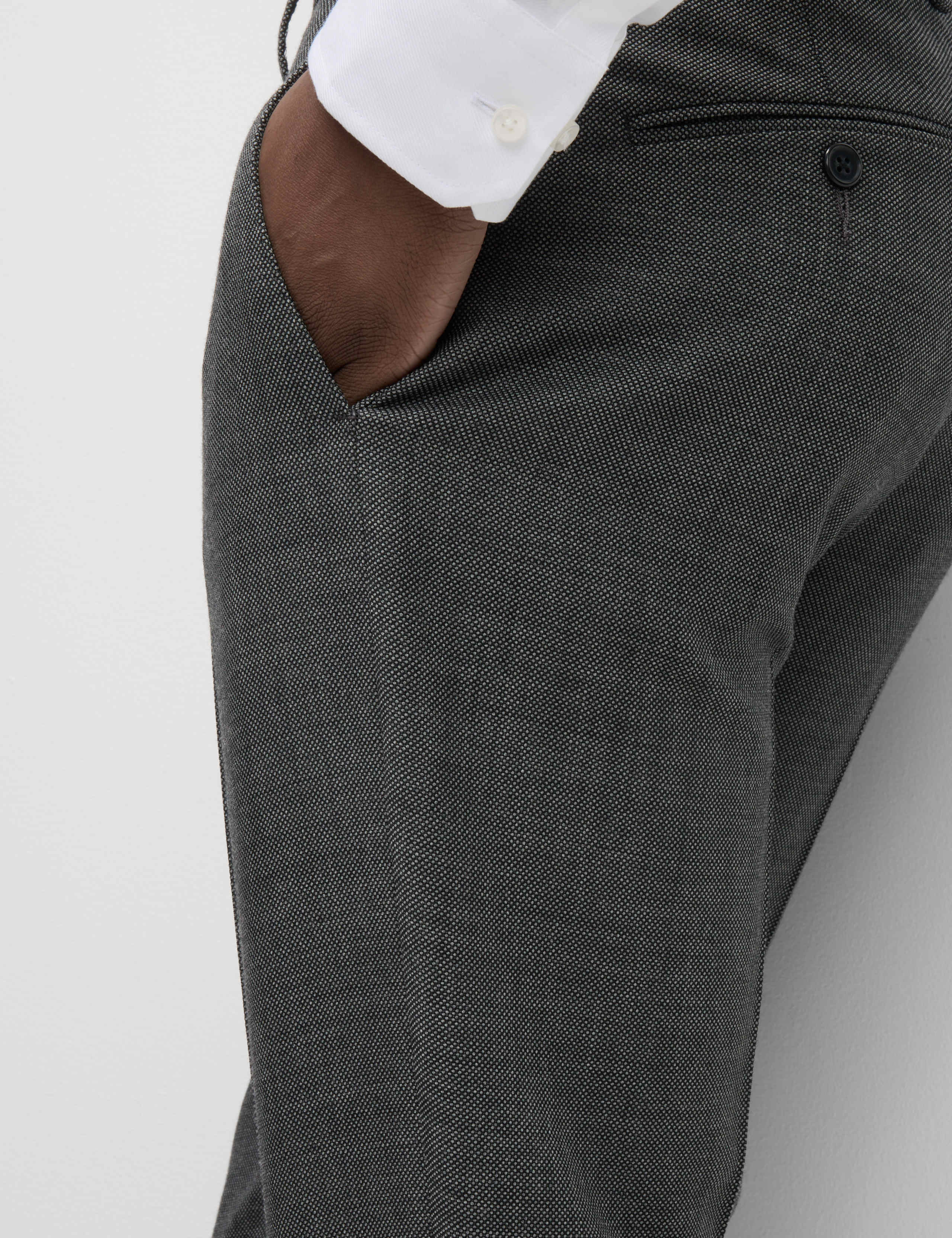 Slim Fit Pure Wool Suit Trousers 4 of 6
