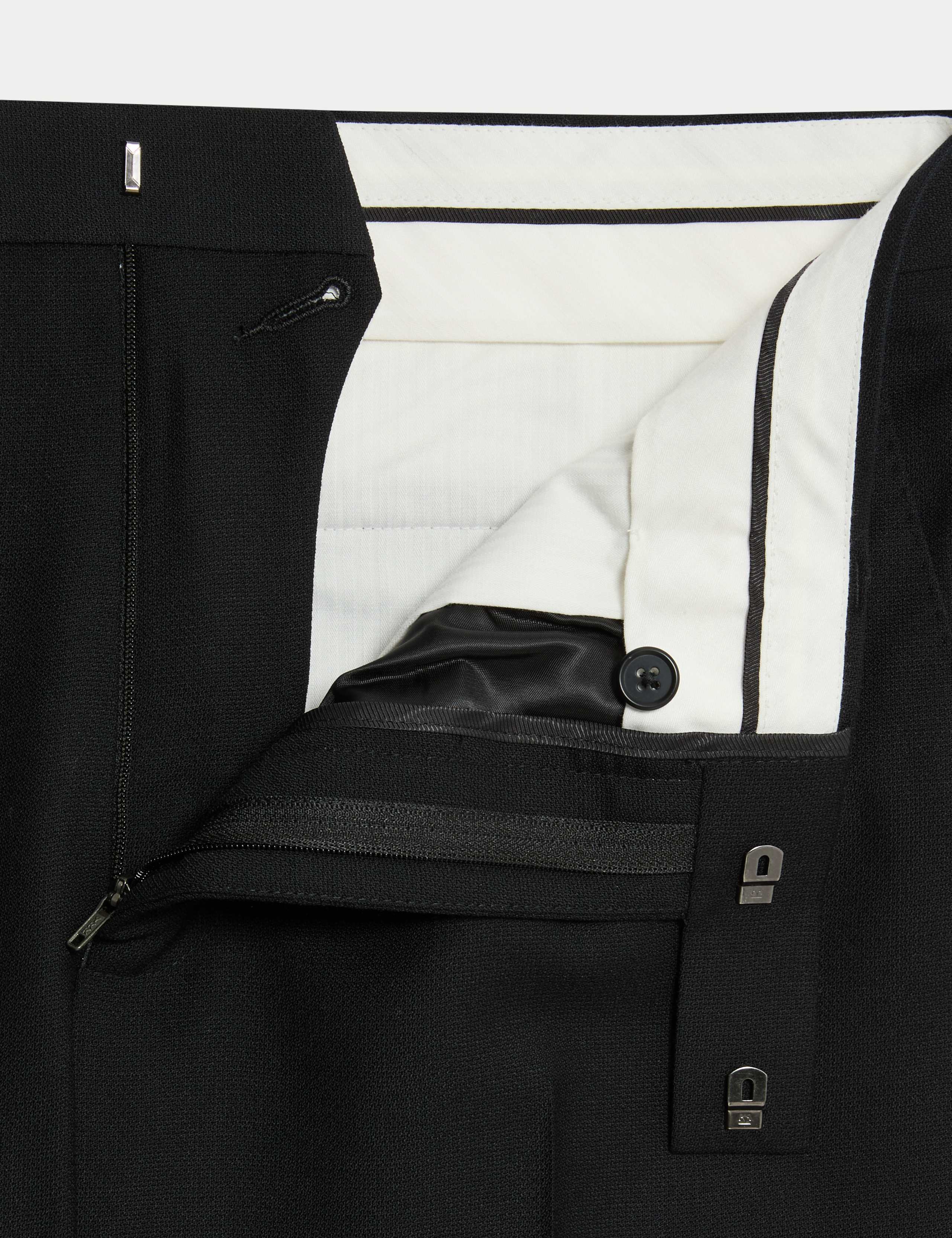 Slim Fit Premium Pure Wool Suit Trousers 3 of 7
