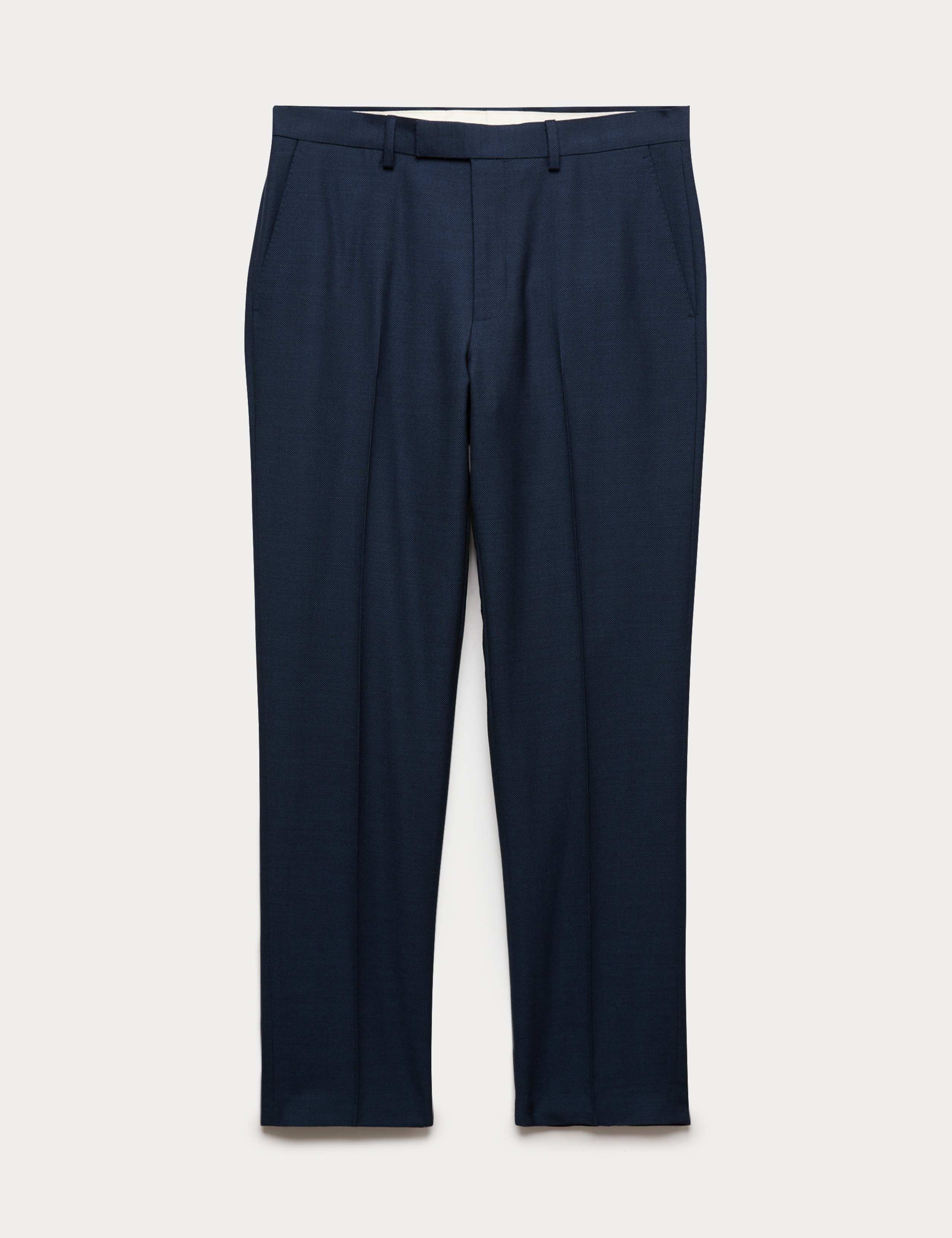 Regular Fit Pure Wool Suit Trousers 2 of 5