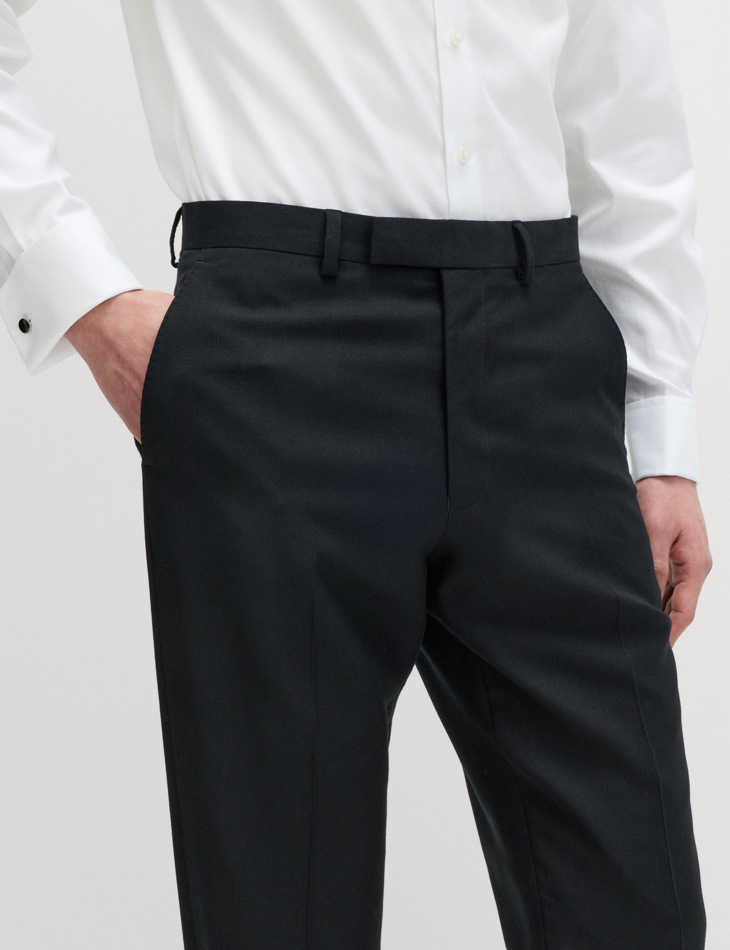 Regular Fit Pure Wool Suit Trousers 4 of 7