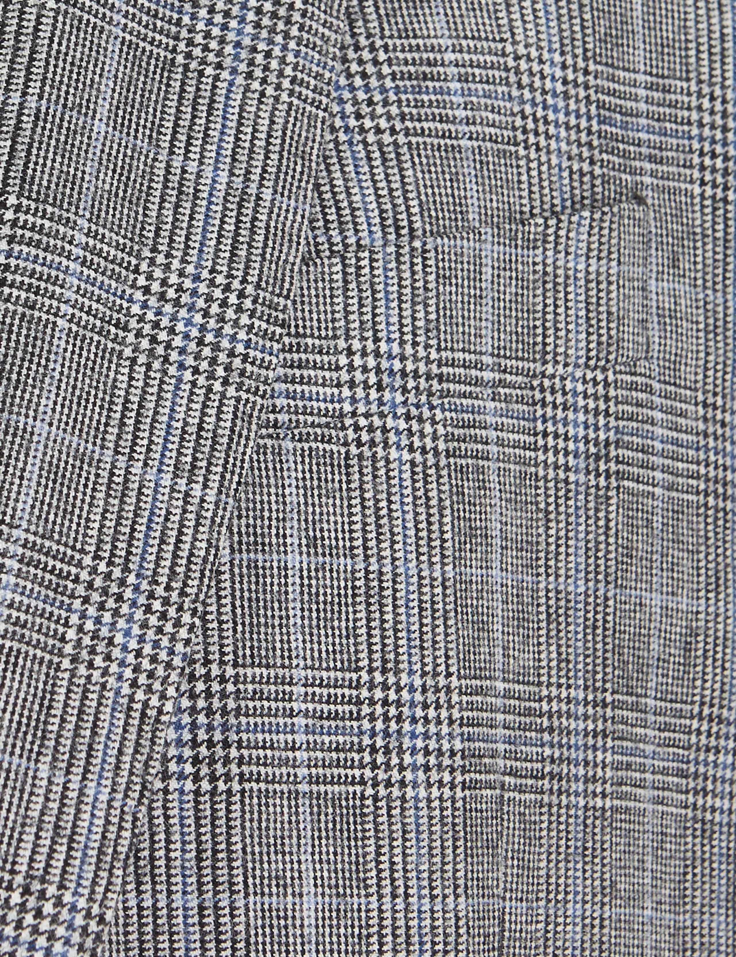 Grey Checked Tailored Fit Wool Jacket 7 of 8