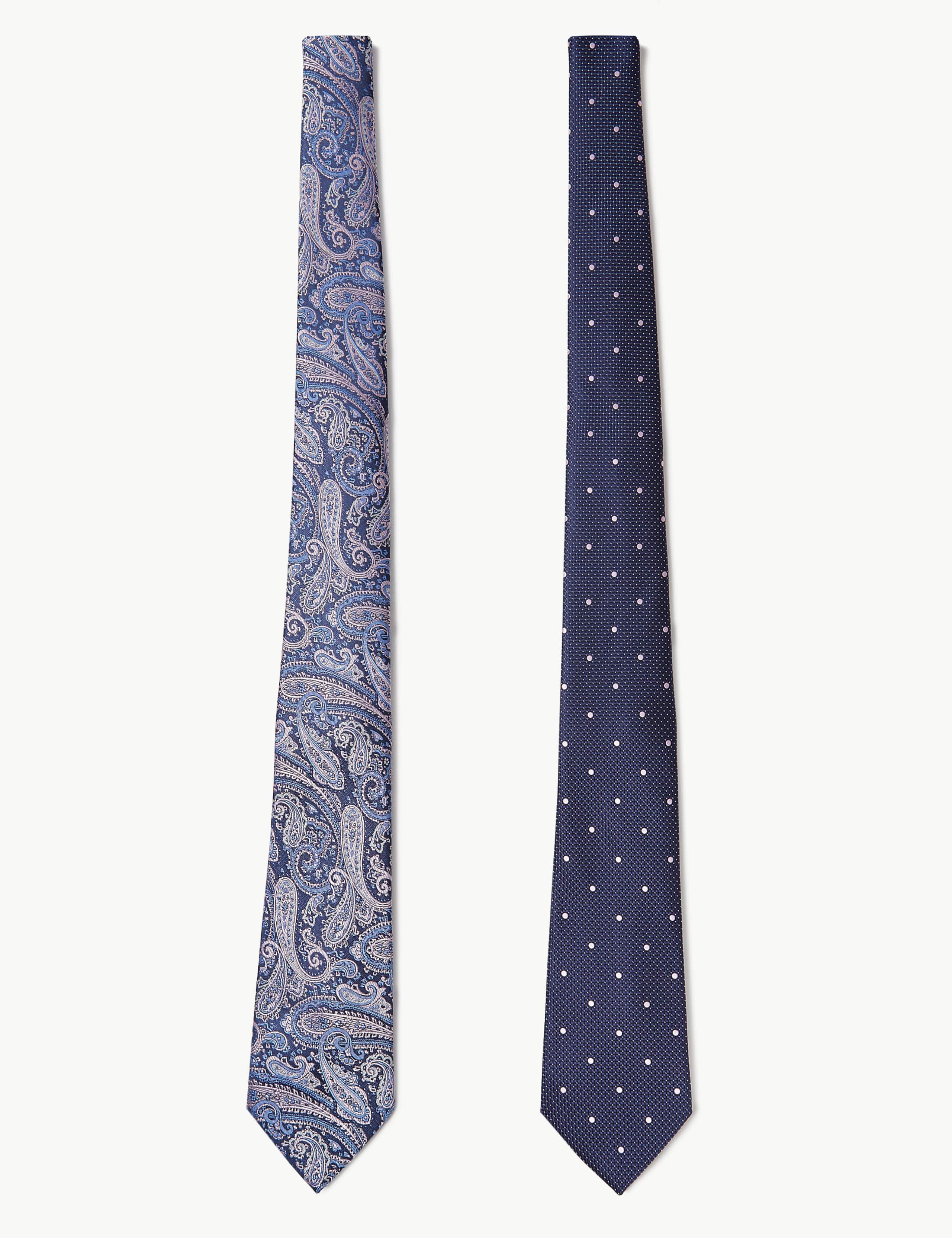 2 Pack Paisley Tie 1 of 5