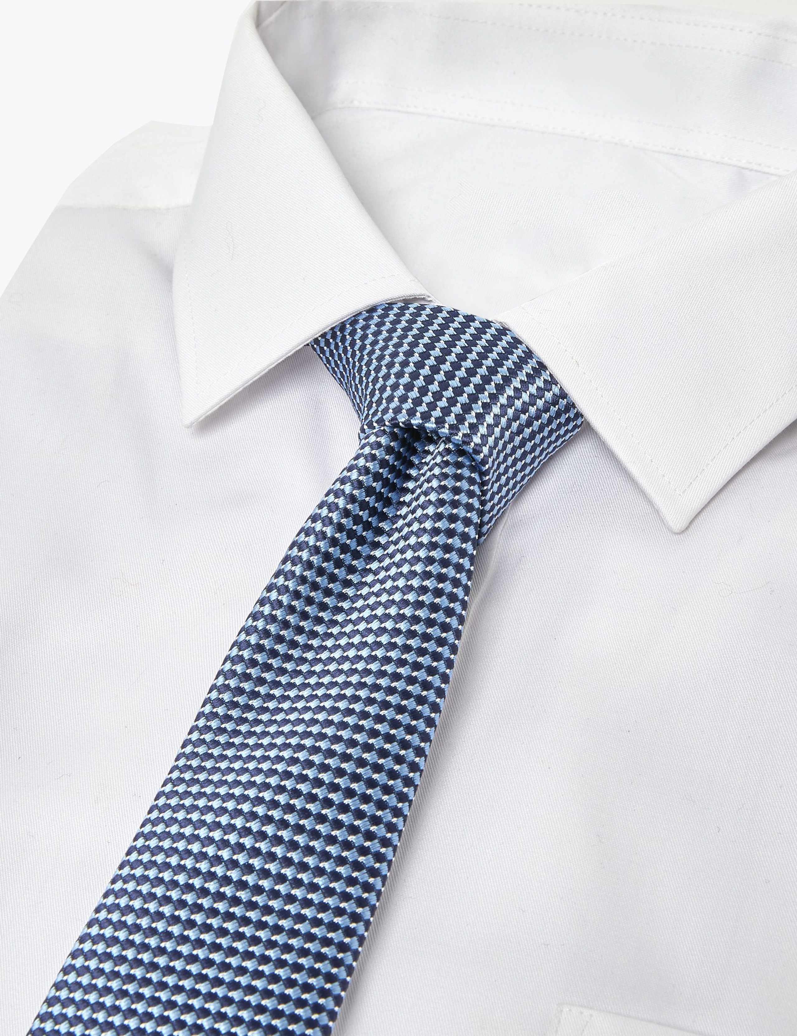 2 Pack Slim Woven Check & Paisley Ties 3 of 5